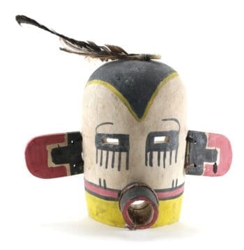 Hopi kachina mask - Arizona, United States - detail photo