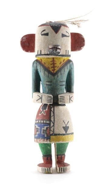 Hopi Longhair kachina - Arizona, United States - detail photo