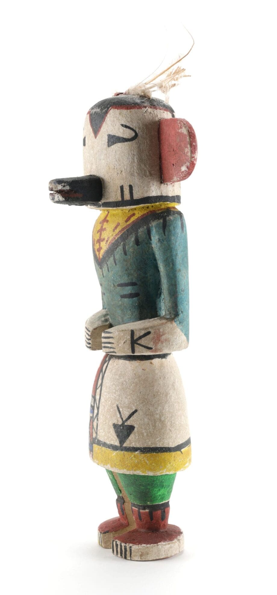 Hopi Longhair kachina - Arizona, United States - Vergulde Kat