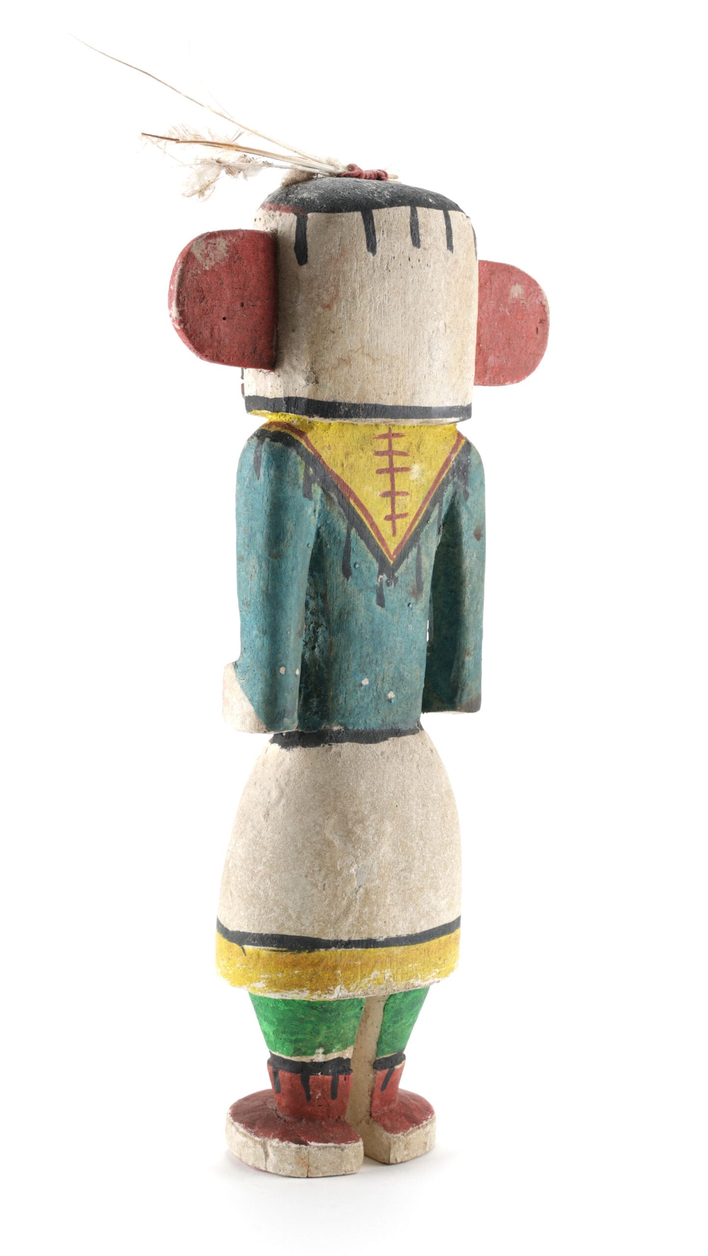 Hopi Longhair kachina - Arizona, United States - detail photo