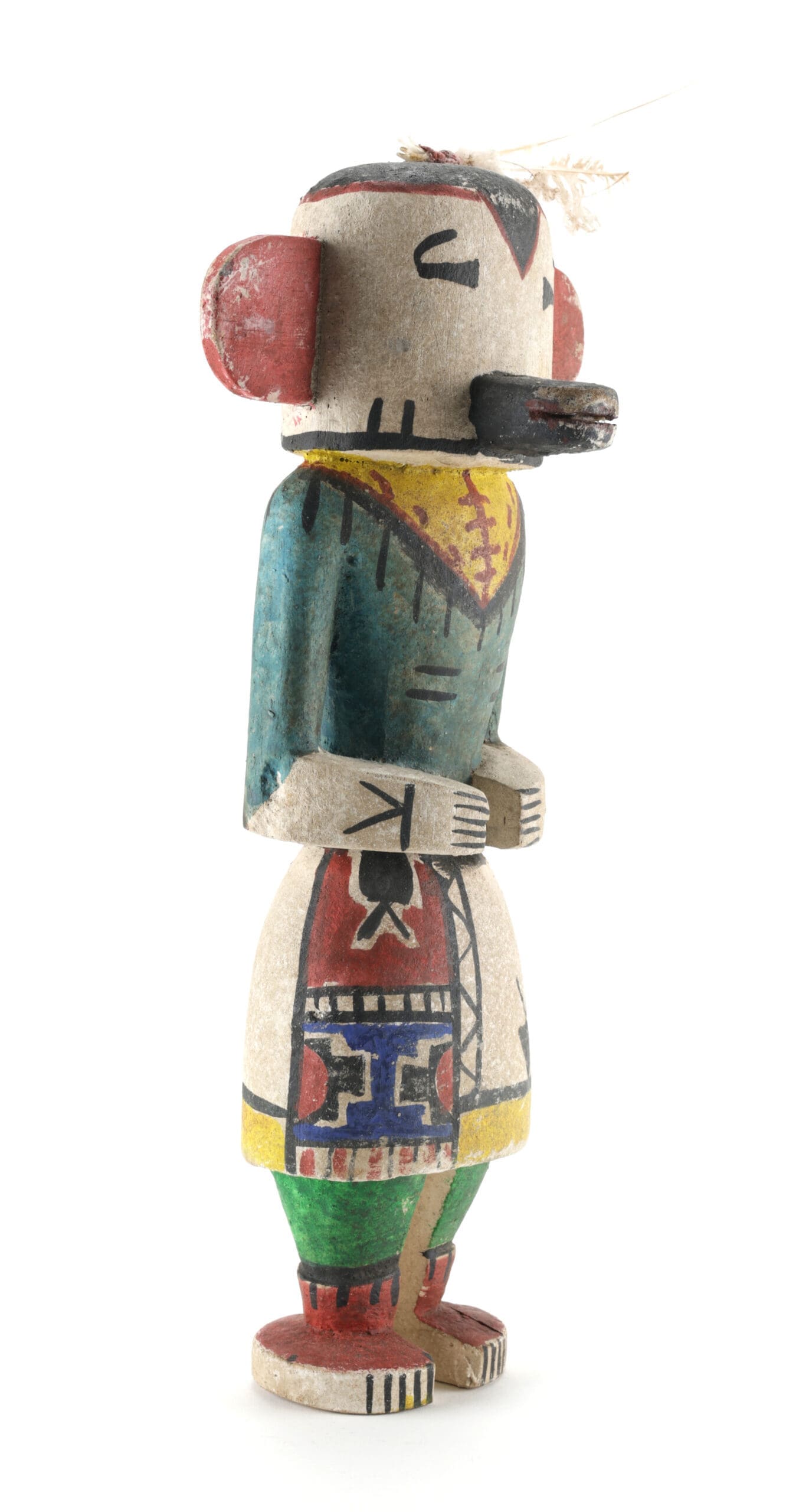 Hopi Longhair kachina - Arizona, United States - detail photo