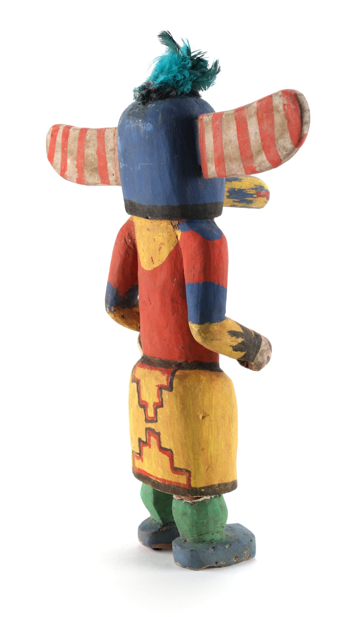 Shalako kachina with fish - Hopi - 30 cm - detail photo
