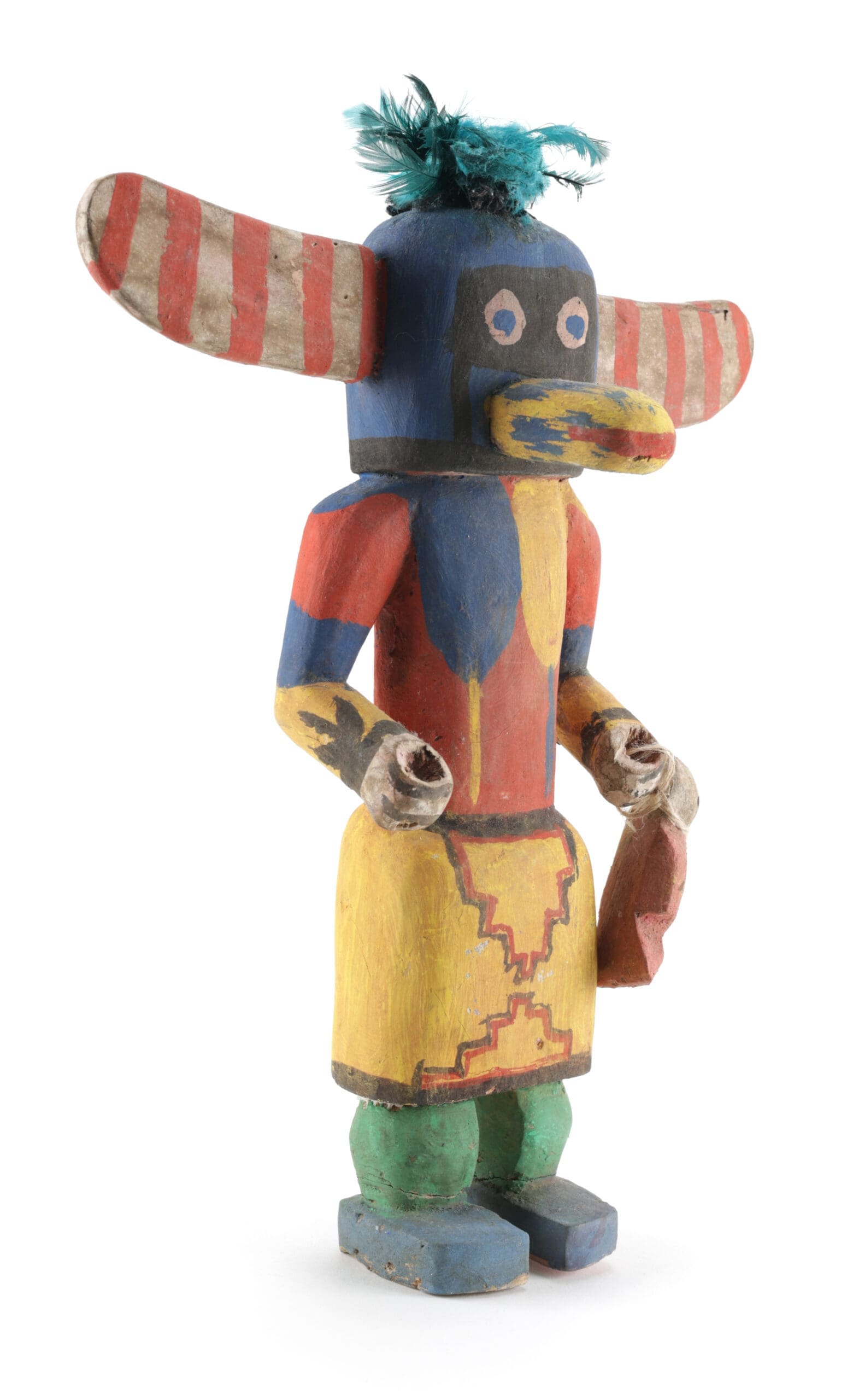 Shalako kachina with fish - Hopi - 30 cm - detail photo