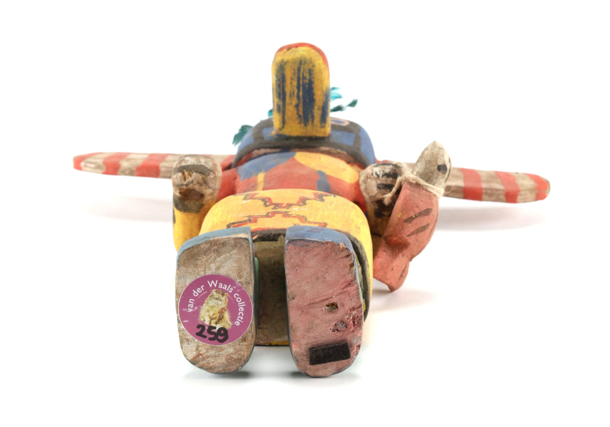 Shalako kachina with fish - Hopi - 30 cm - detail photo