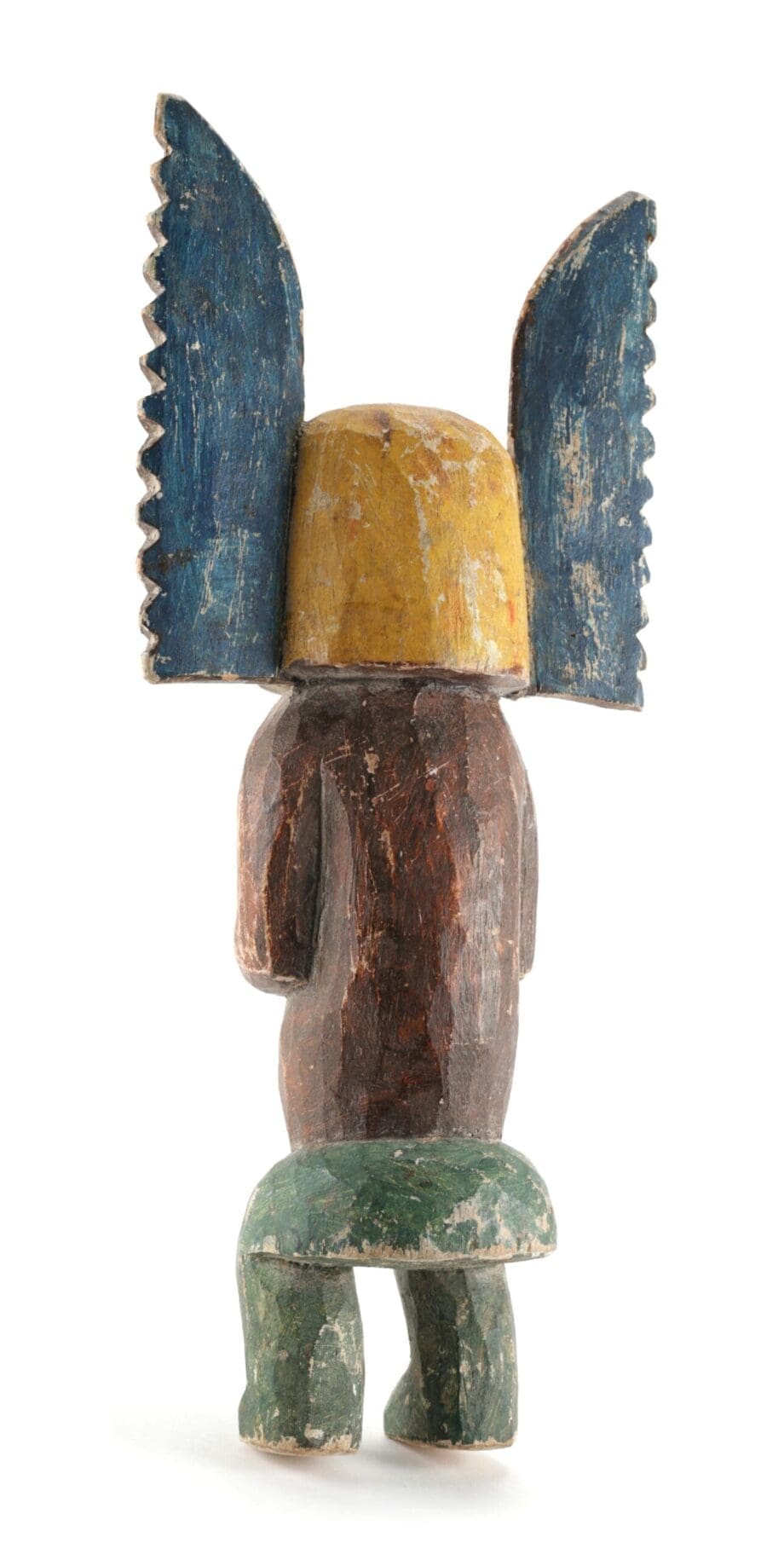 Old Hopi kachina Zuni-style - 39.5 cm - Vergulde Kat