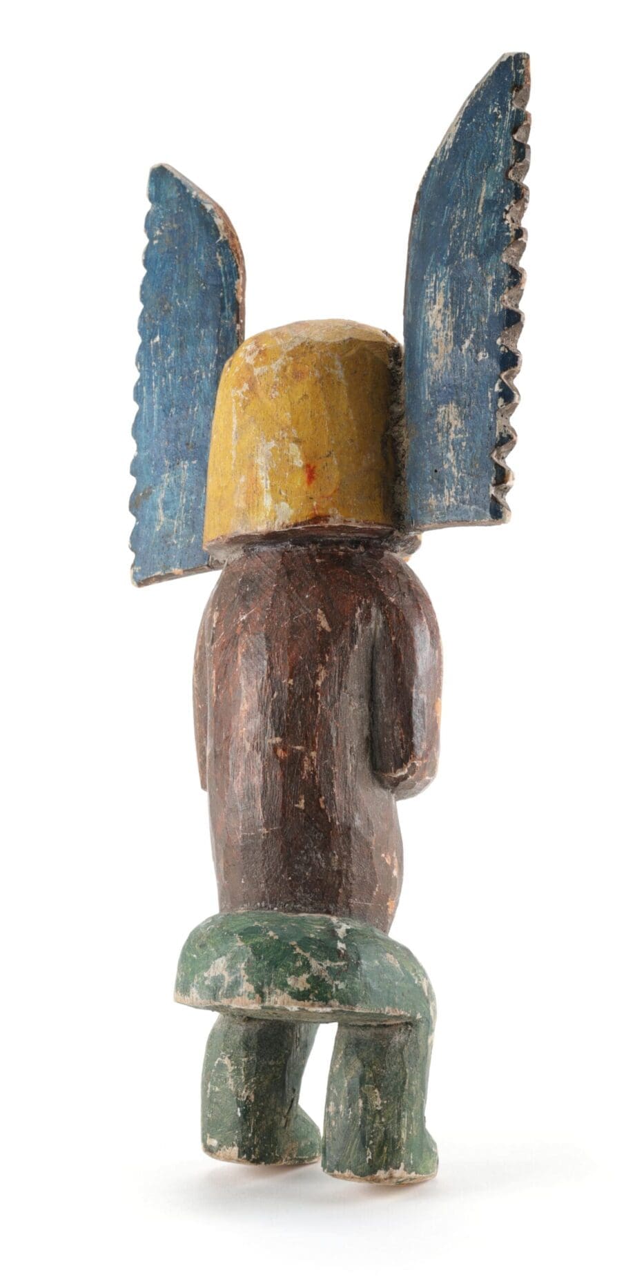 Old Hopi kachina Zuni-style - 39.5 cm - Vergulde Kat