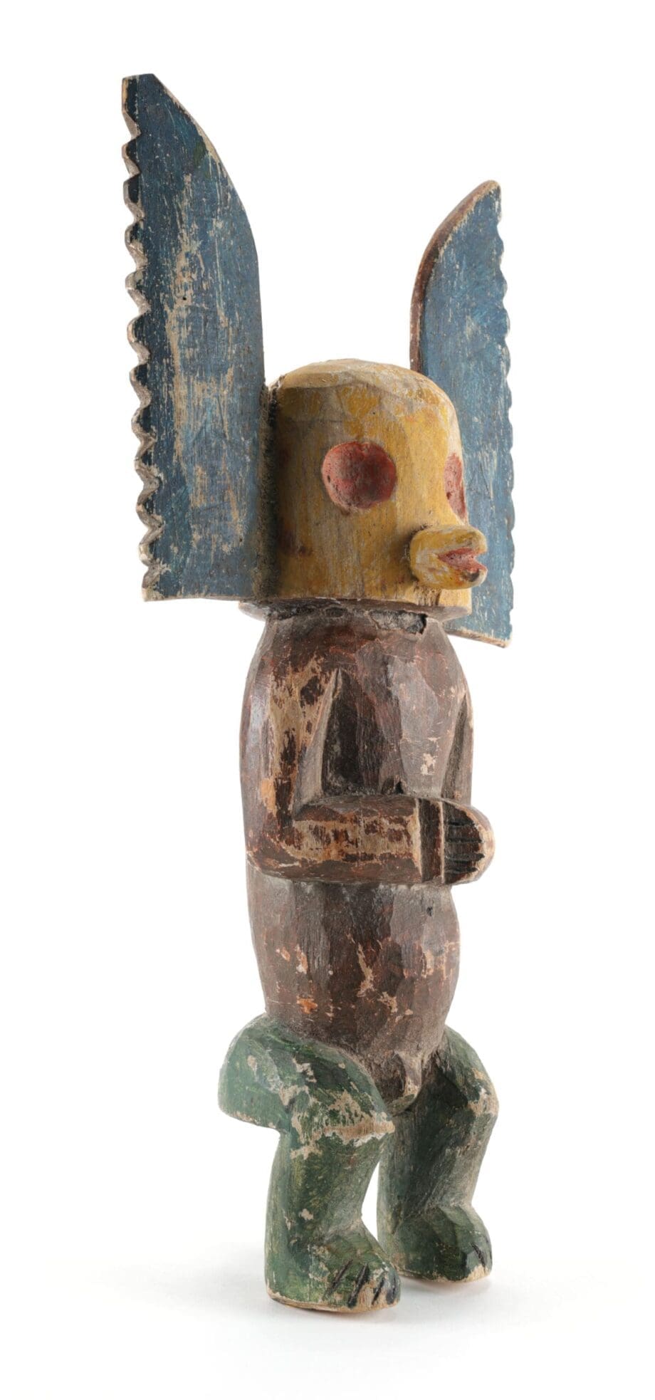 Old Hopi kachina Zuni-style - 39.5 cm - Vergulde Kat