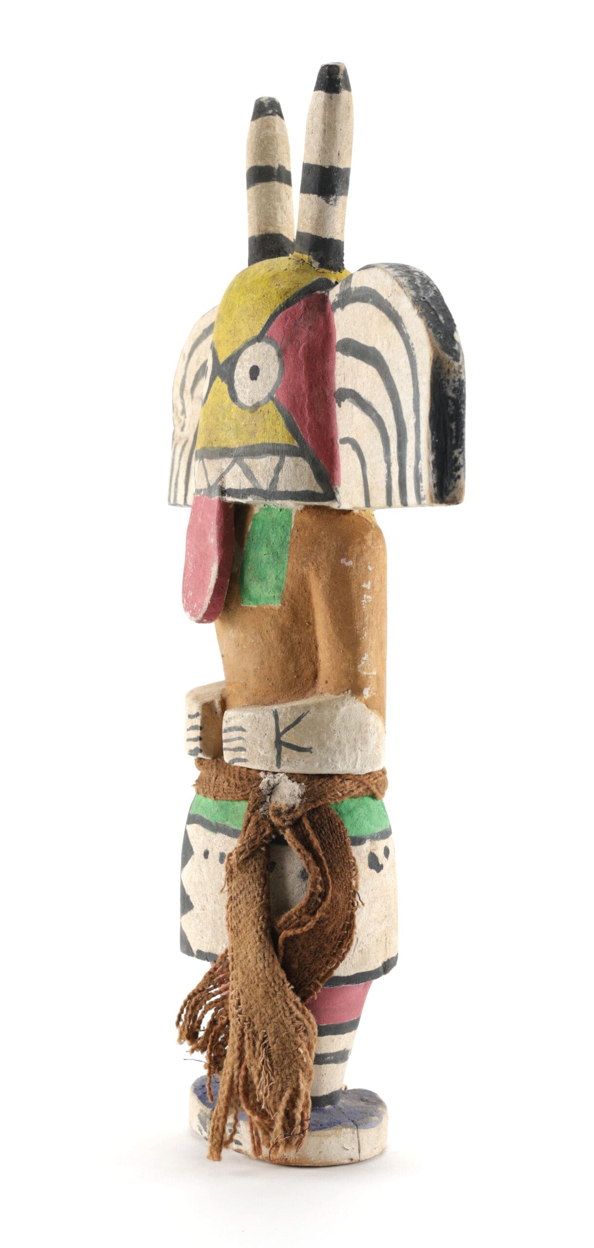 Hopi Chakwaina kachina – Arizona, Verenigde Staten – detailfoto