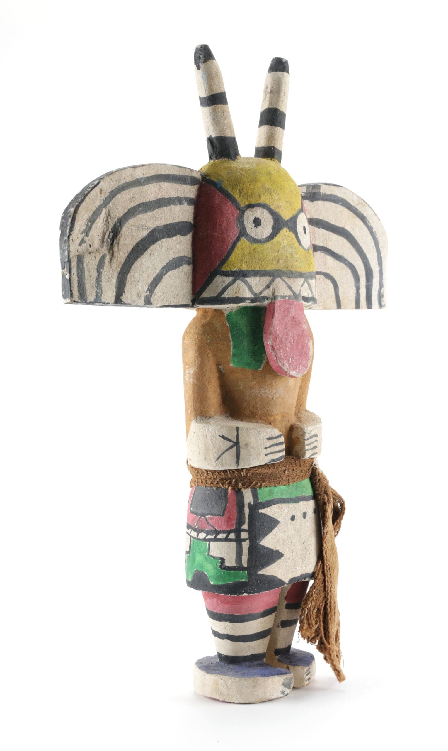 Hopi Chakwaina kachina – Arizona, Verenigde Staten – detailfoto