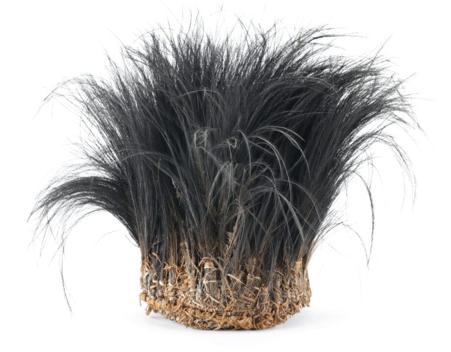 Traditional headdress with cassowary feathers - Papua New Guinea - Vergulde Kat