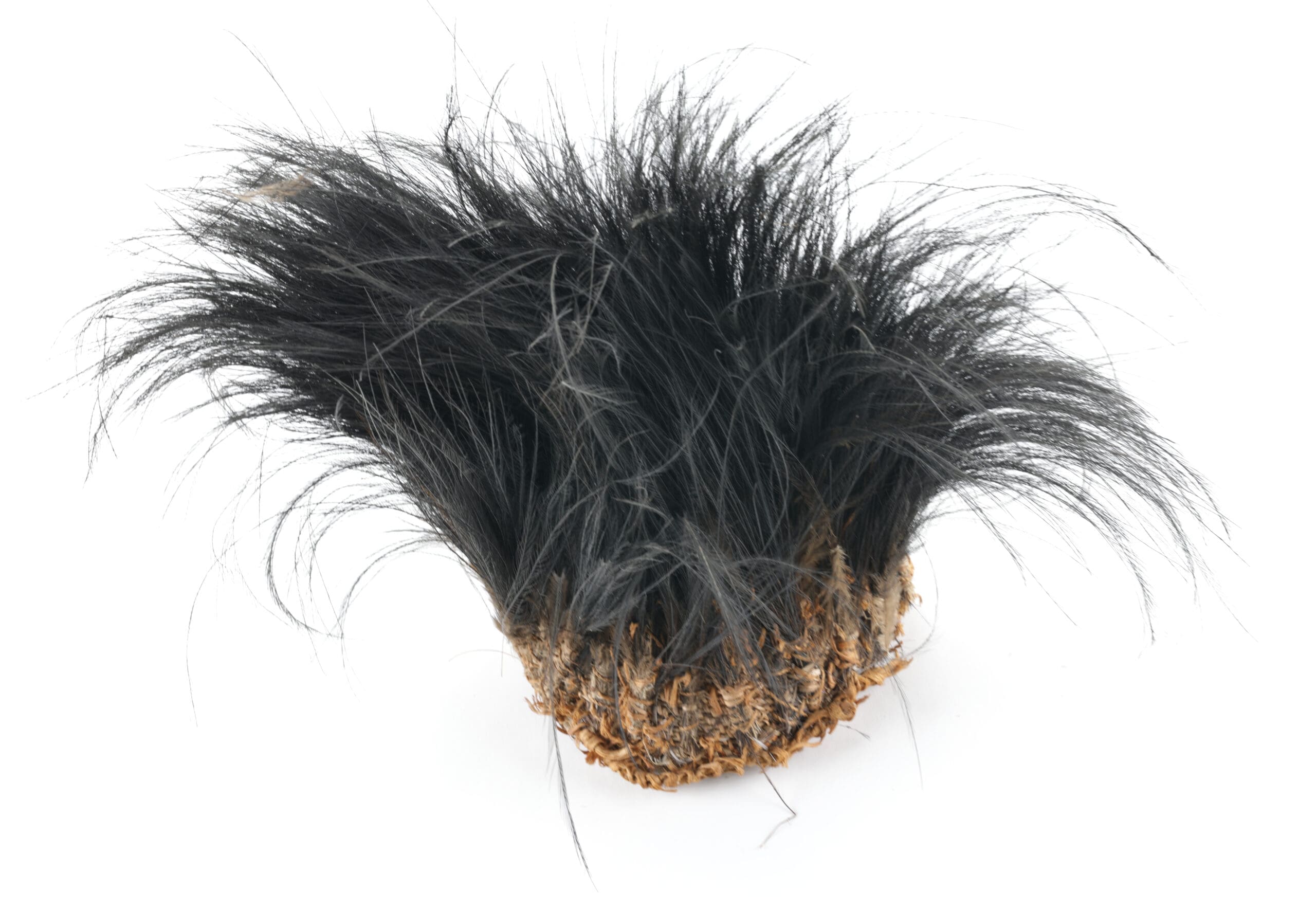 Traditional headdress with cassowary feathers - Papua New Guinea - detail photo