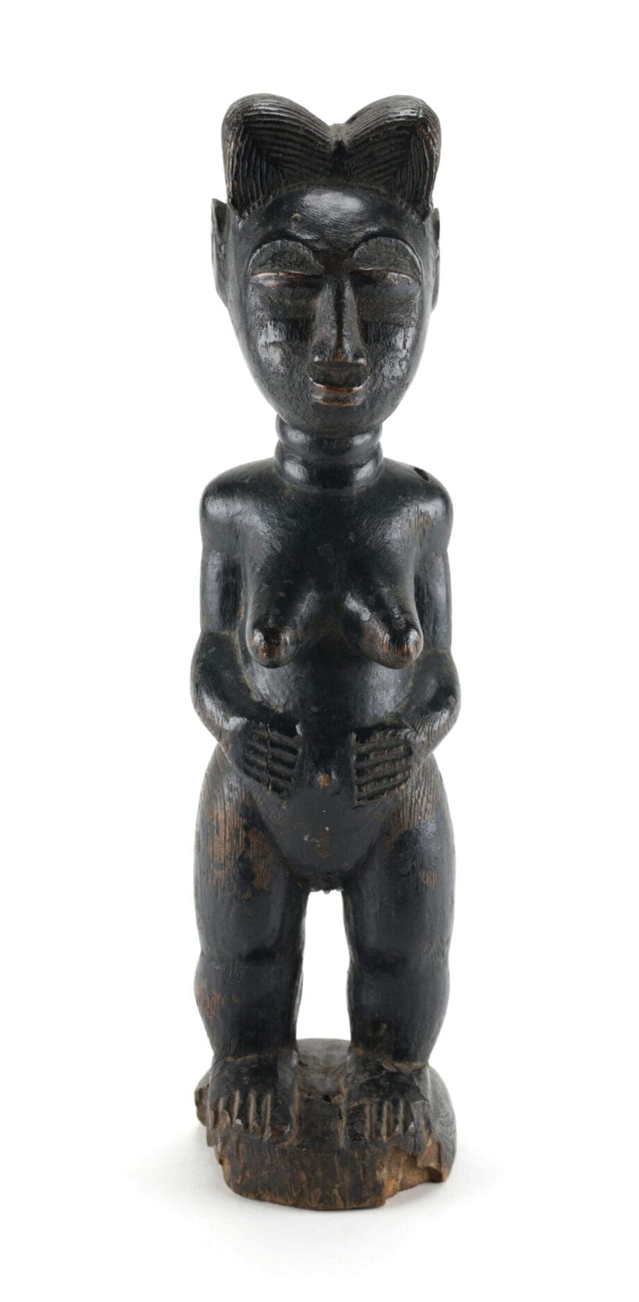 Baule statue of a woman - Ivory Coast - Tribal art - Vergulde Kat