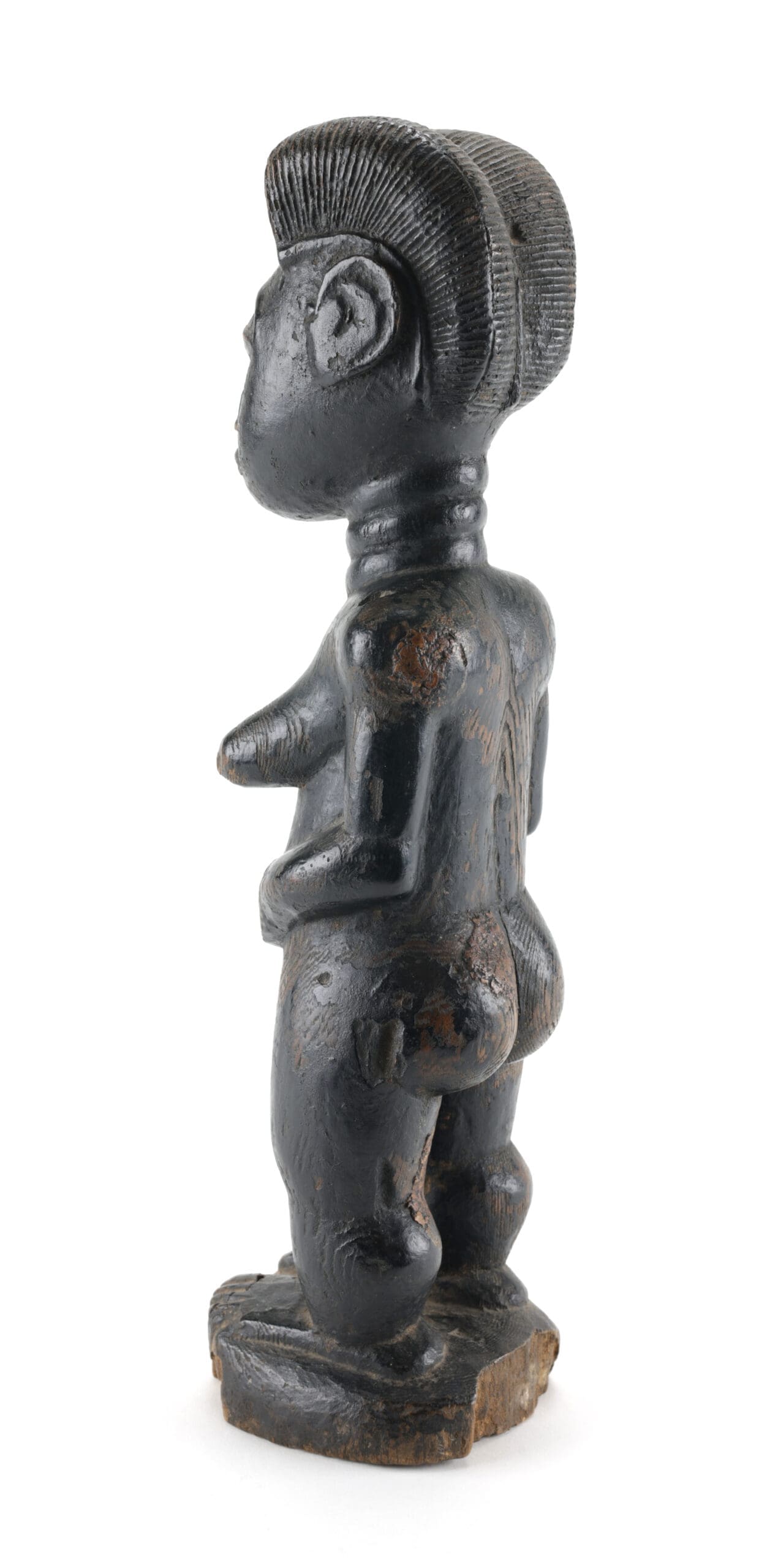 Baule statue of a woman - Ivory Coast - Tribal art - detail photo