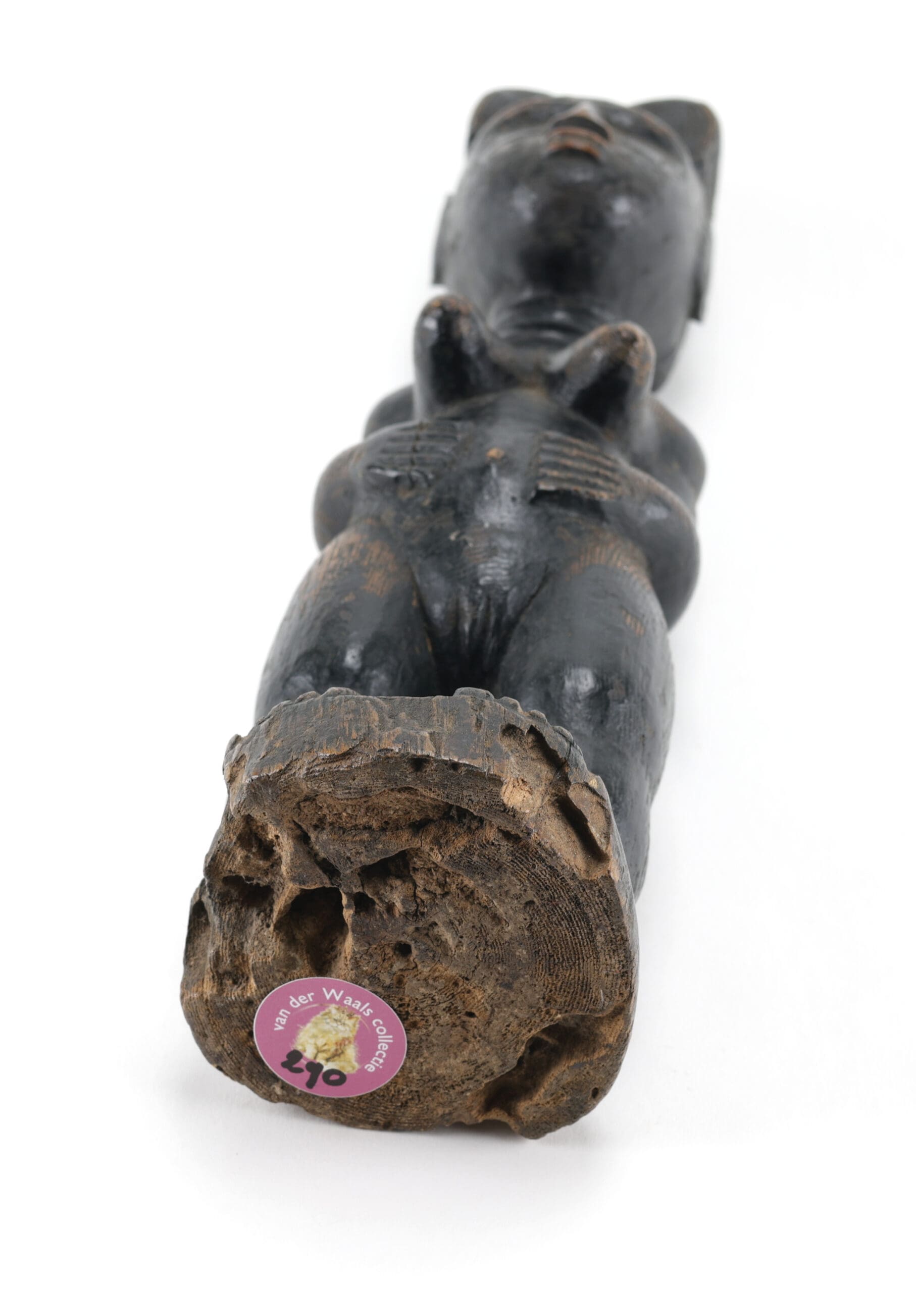 Baule statue of a woman - Ivory Coast - Tribal art - detail photo