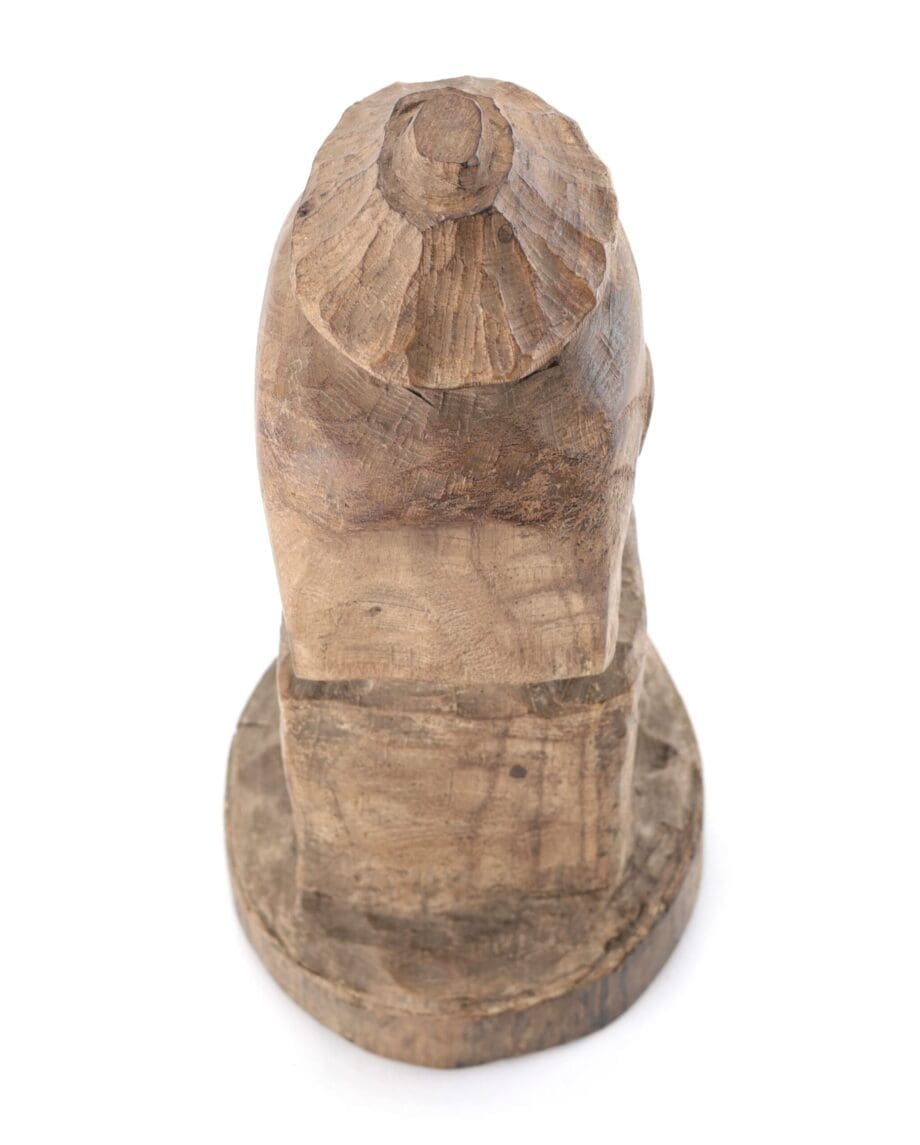 Korwar beeld – Geelvinkbaai, Papoea (Indonesië) – 27 cm – Vergulde Kat