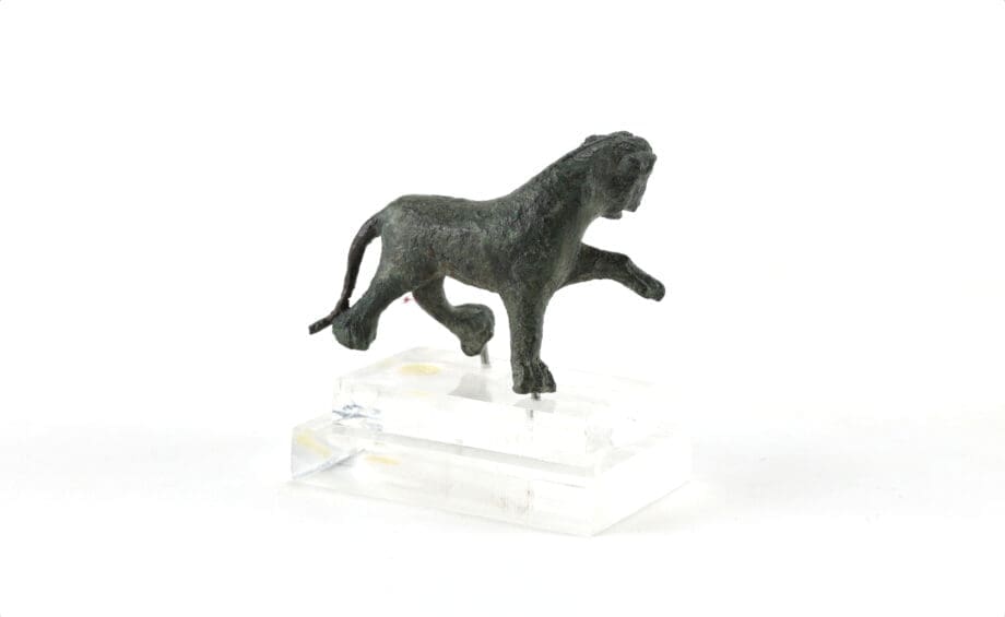 Roman bronze figurine of a panther, c. 200 AD - Vergulde Kat