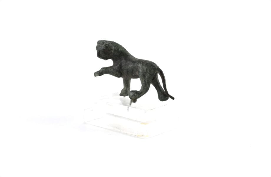 Roman bronze figurine of a panther, c. 200 AD - Vergulde Kat
