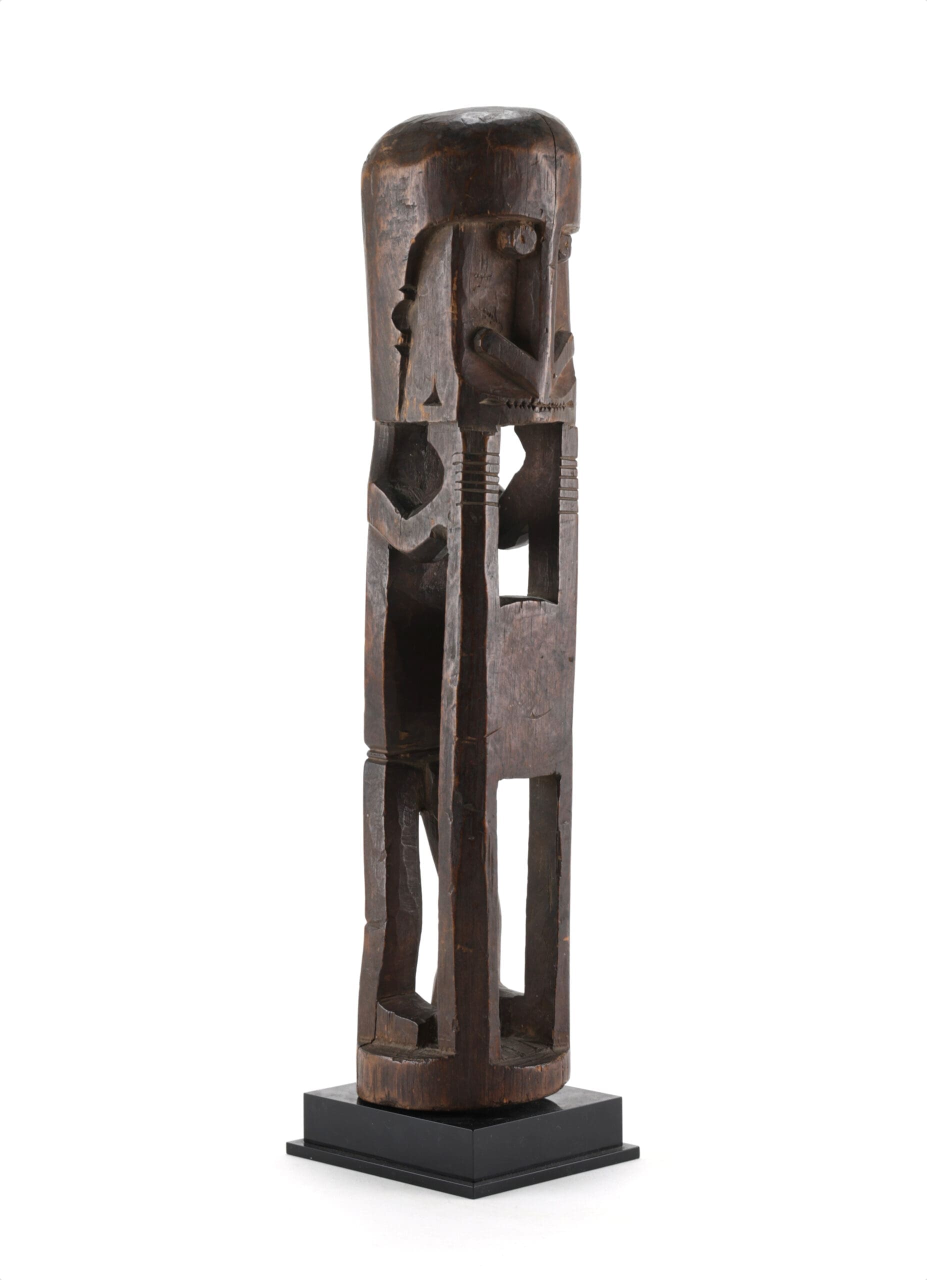 Unique Korwar statue from Geelvink Bay - ex-collection Willem Zwiep - detail photo