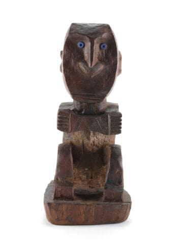 Korwar wooden ancestor statue - Yellowfin Bay, Papua (Indonesia) - 31 cm - detail photo