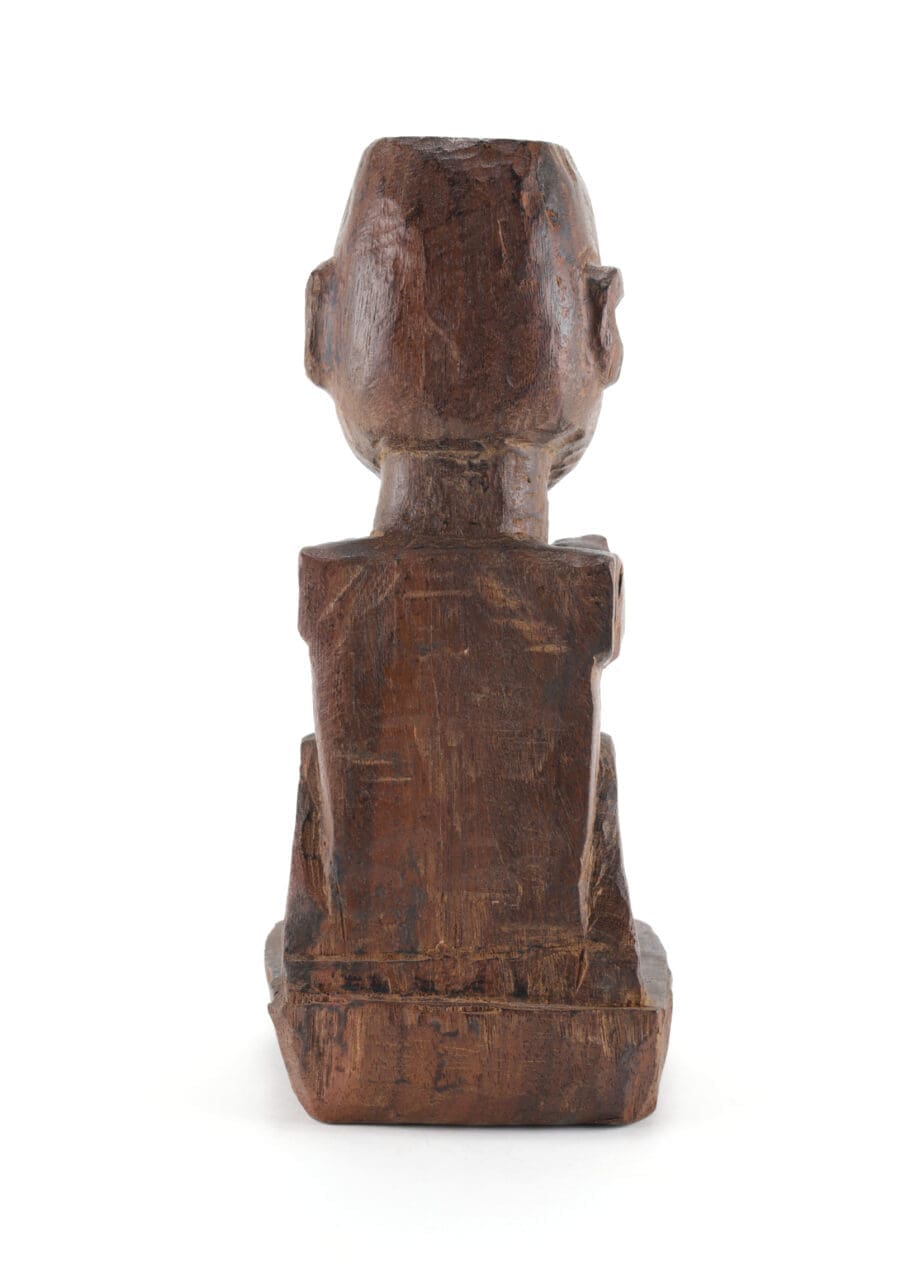 Korwar houten voorouderbeeld – Geelvinkbaai, Papoea (Indonesië) – 31 cm – Vergulde Kat