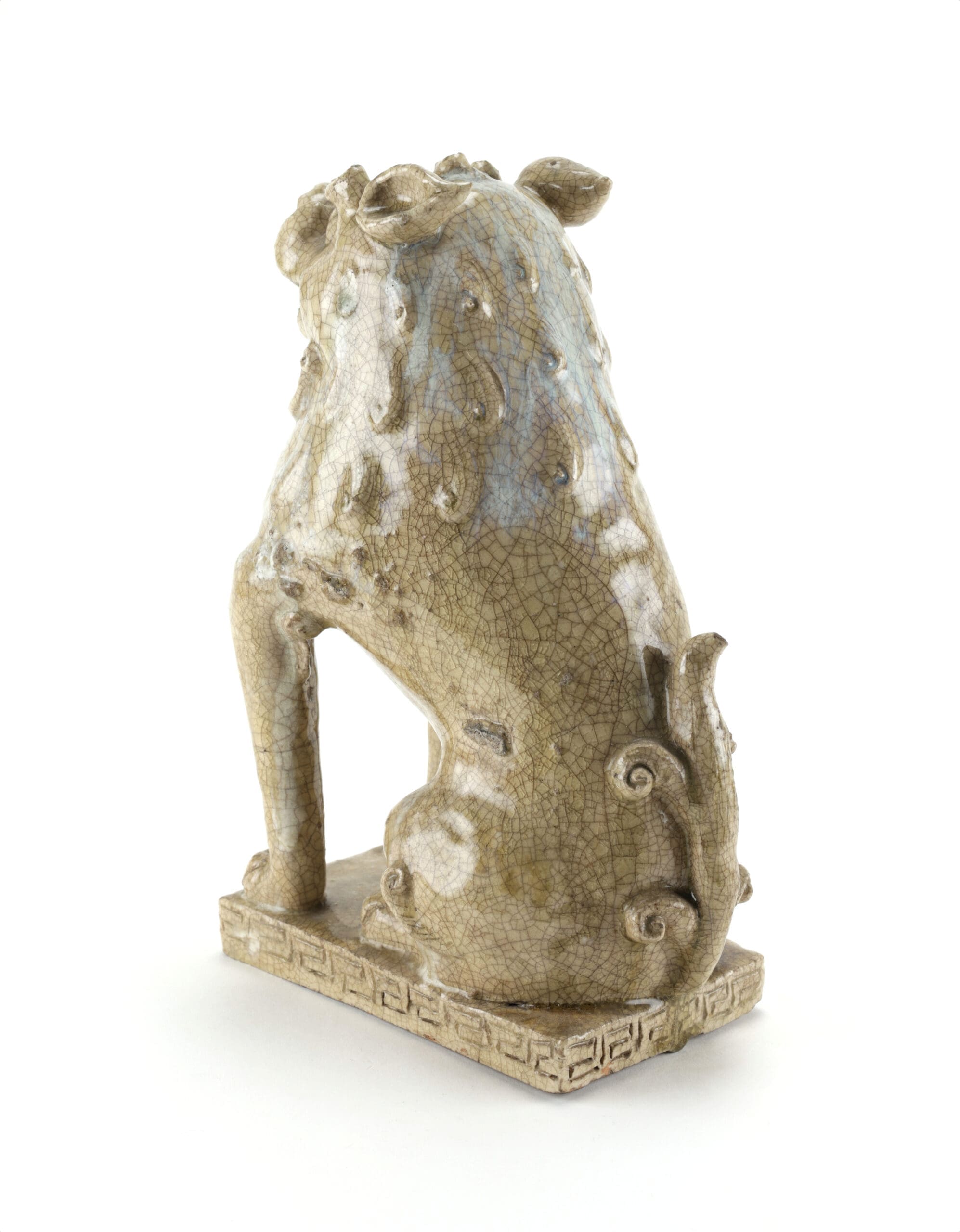 Authentieke Japanse Komainu beelden (Foo Dogs), 19e eeuw, Agyō & Ungyō, 31 cm – detailfoto