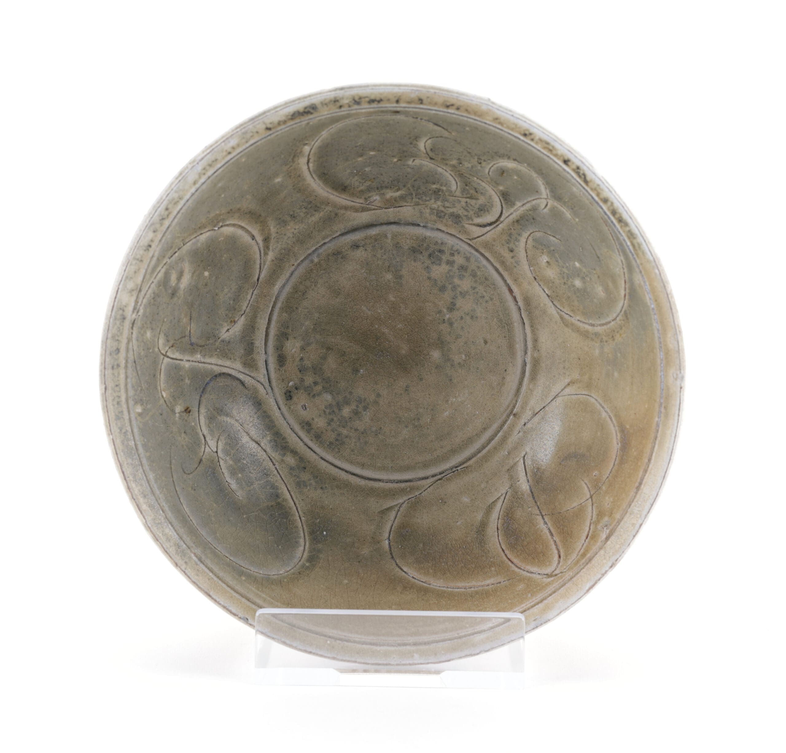 Song dynasty bowl with floral decoration - Jepara shipwreck - detail photo