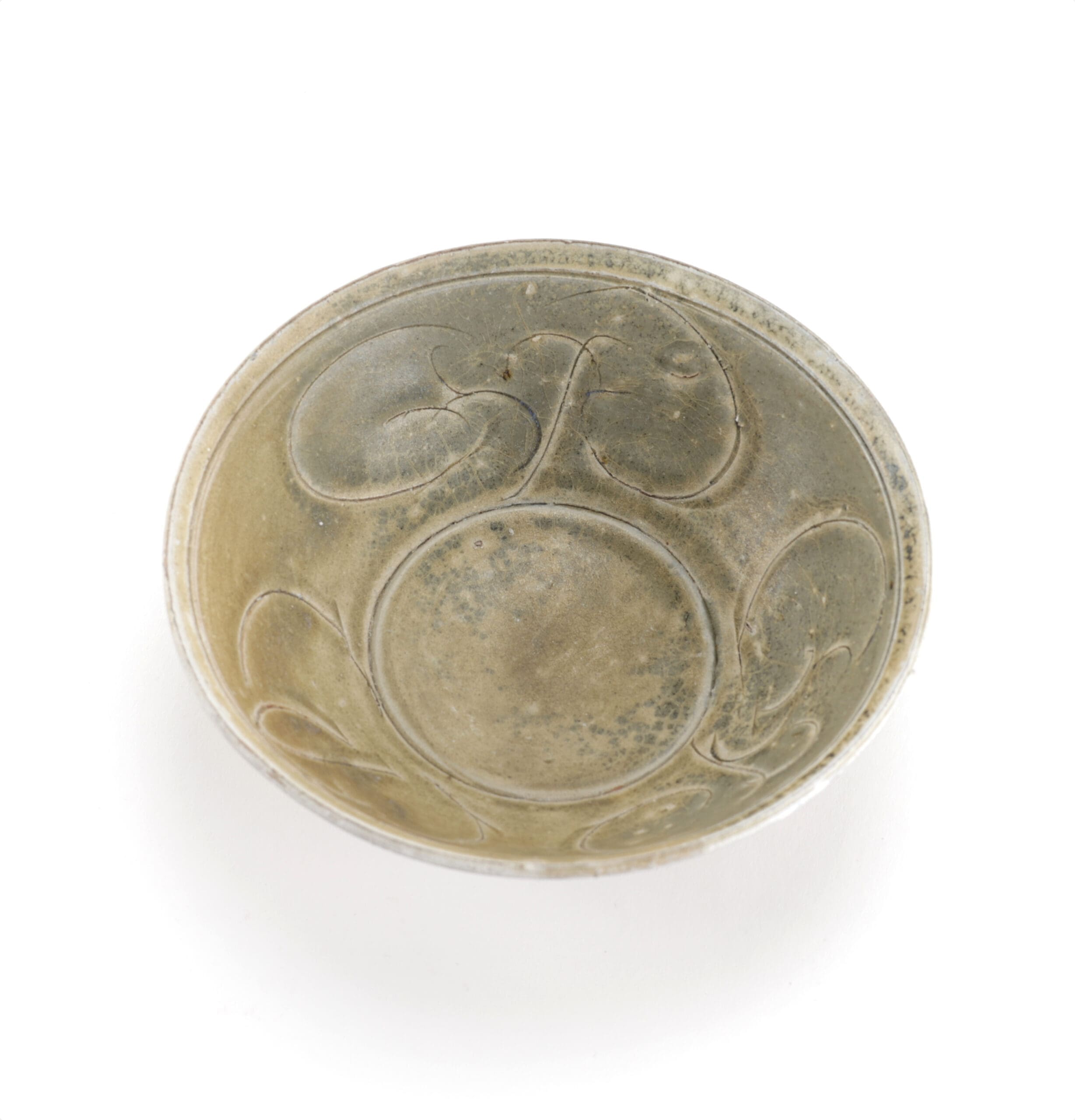 Song dynasty bowl with floral decoration - Jepara shipwreck - detail photo
