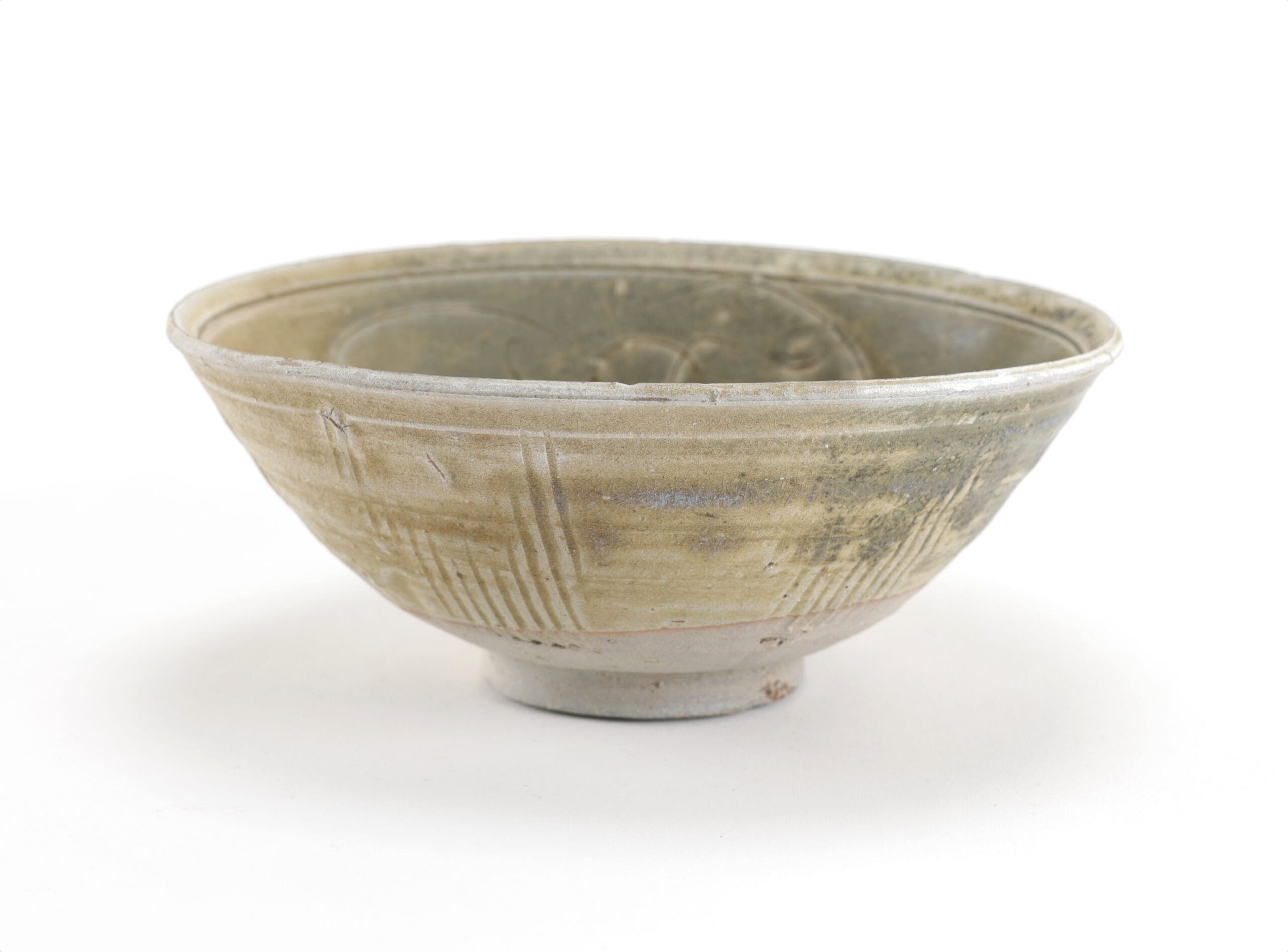 Song dynasty bowl with floral decoration - Jepara shipwreck - detail photo