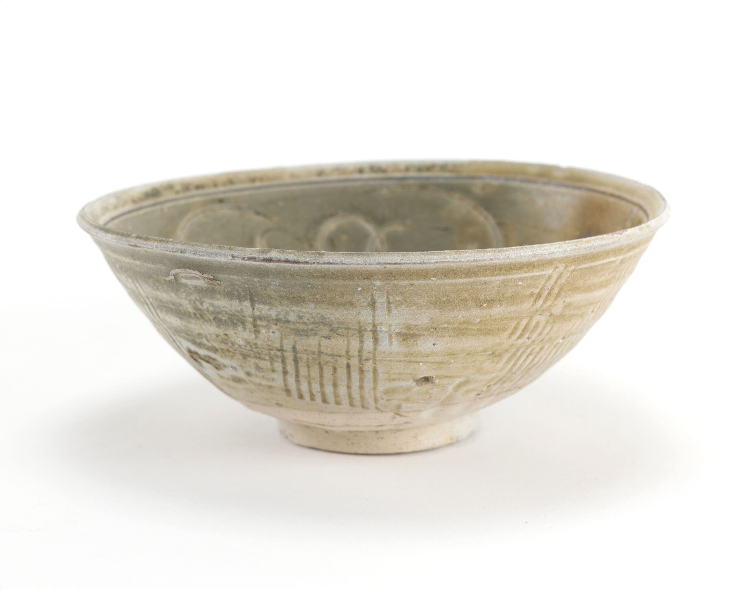 Song dynasty bowl with floral decoration - Jepara shipwreck - detail photo