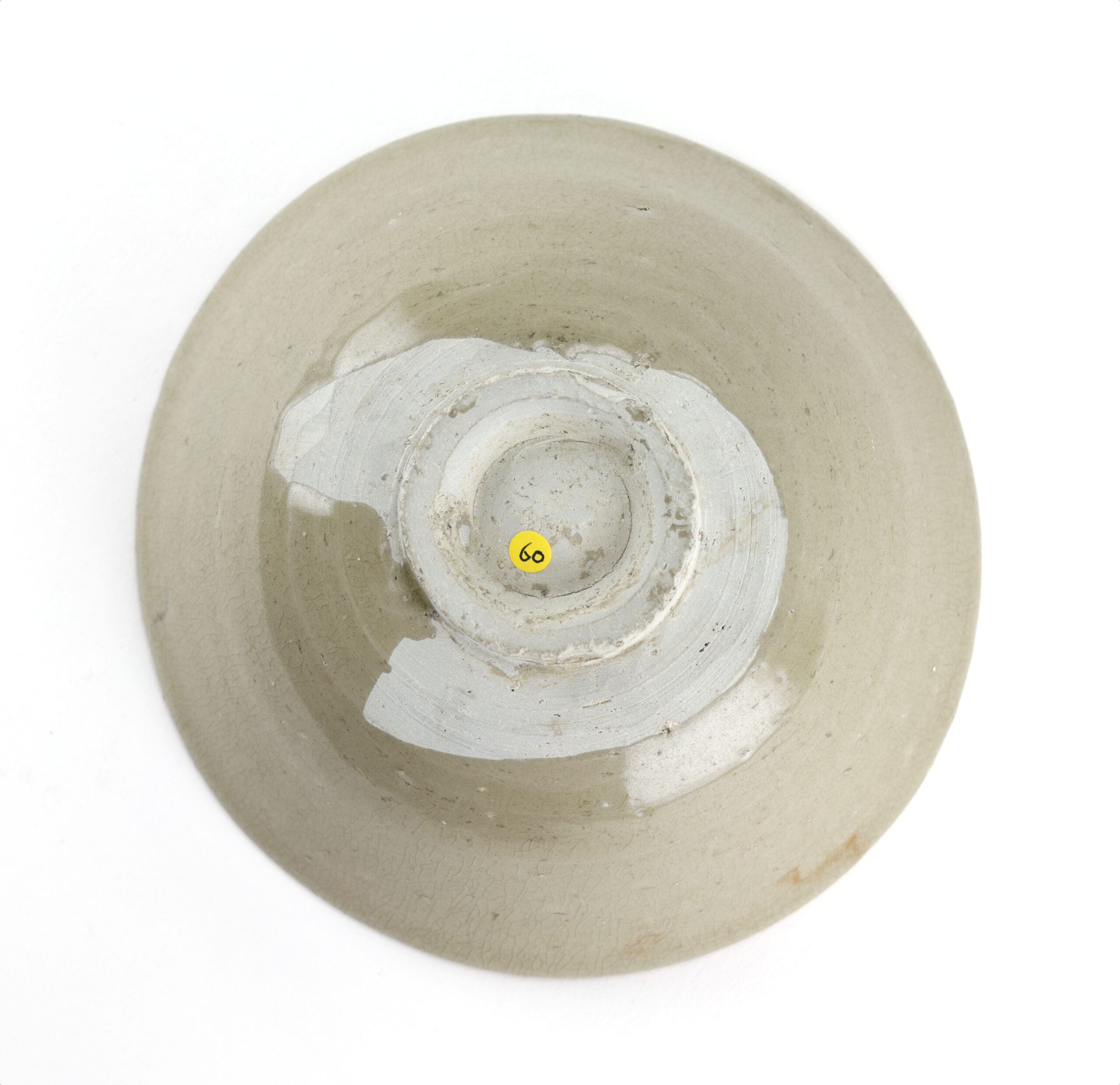 Celadon bowl Northern Song dynasty with lotus motif - Jepara wreck - detail photo