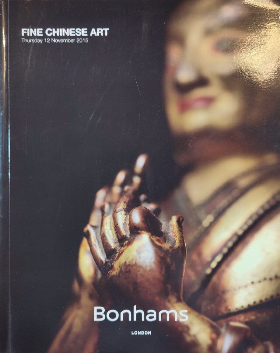 Bonhams auction catalogue Fine Chinese Art - London, 12 November 2015 - Vergulde Kat