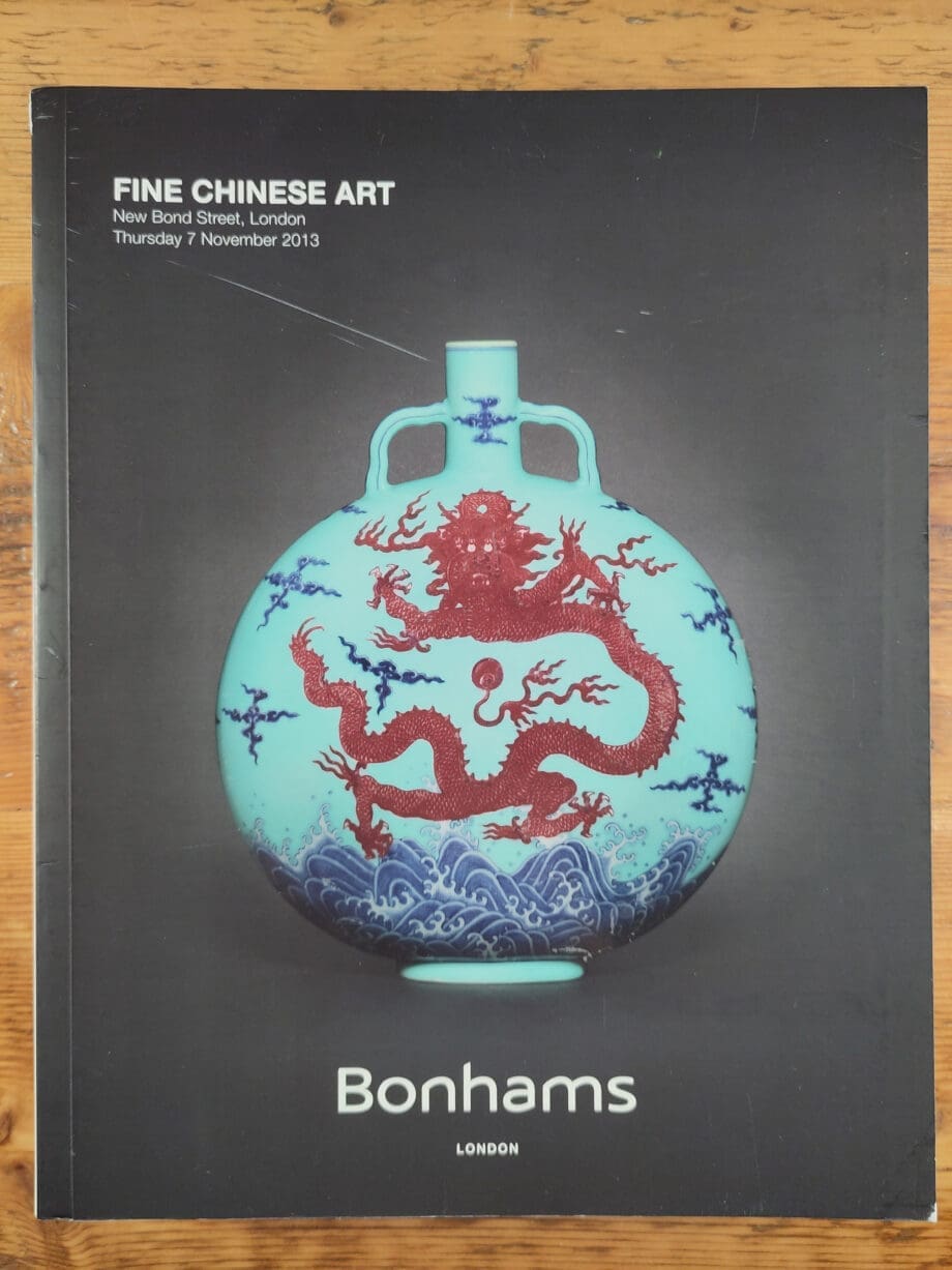 Bonhams auction catalogue – Fine Chinese Art – London 7 November 2013 – Vergulde Kat