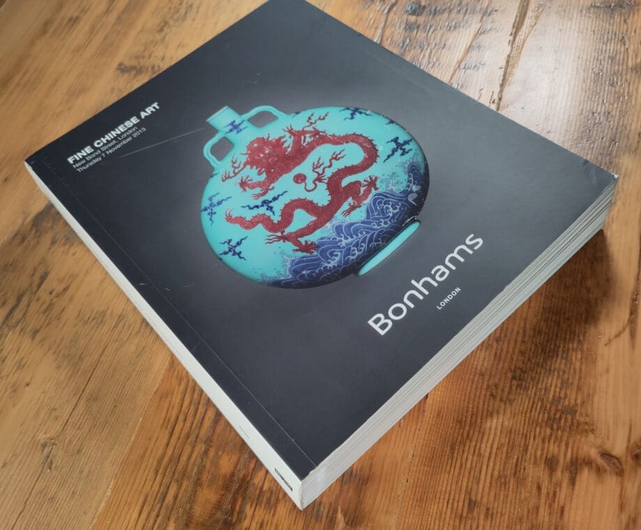 Bonhams auction catalogue – Fine Chinese Art – London 7 November 2013 – Vergulde Kat