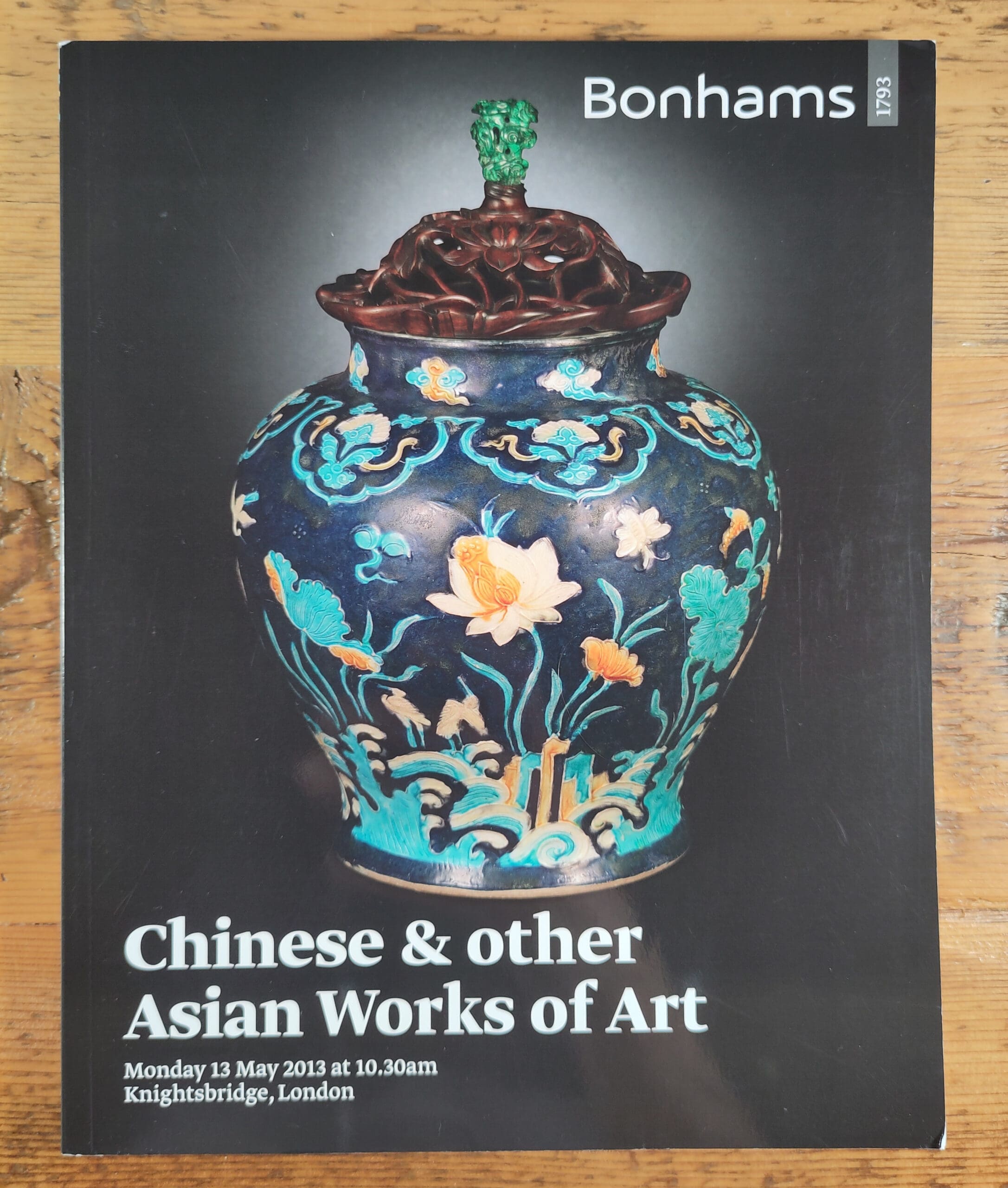 Bonhams catalogue – Chinese & Asian Works of Art – 13 May 2013 – detail photograph