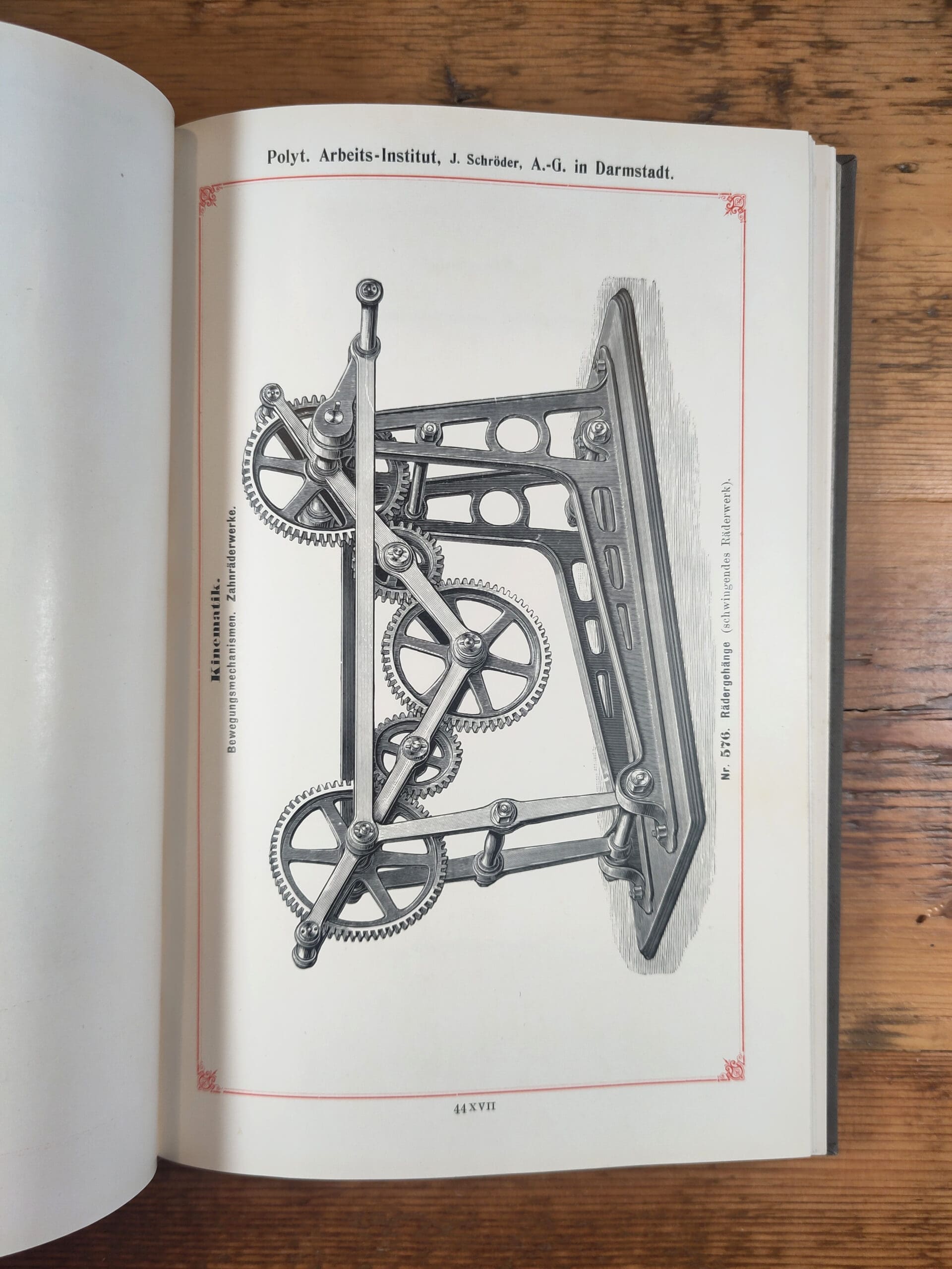 Set of 2: Illustrations of teaching models and apparatus – J. Schröder Darmstadt (1899) – detail photo