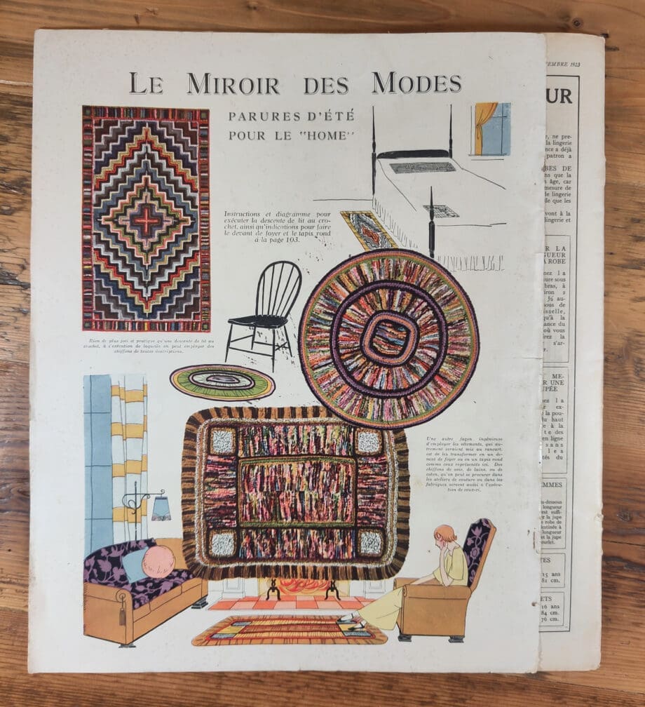 Le Miroir des Modes - September 1923, No. 3 | Vintage French Fashion Magazine | Art Deco Illustration - Vergulde Kat