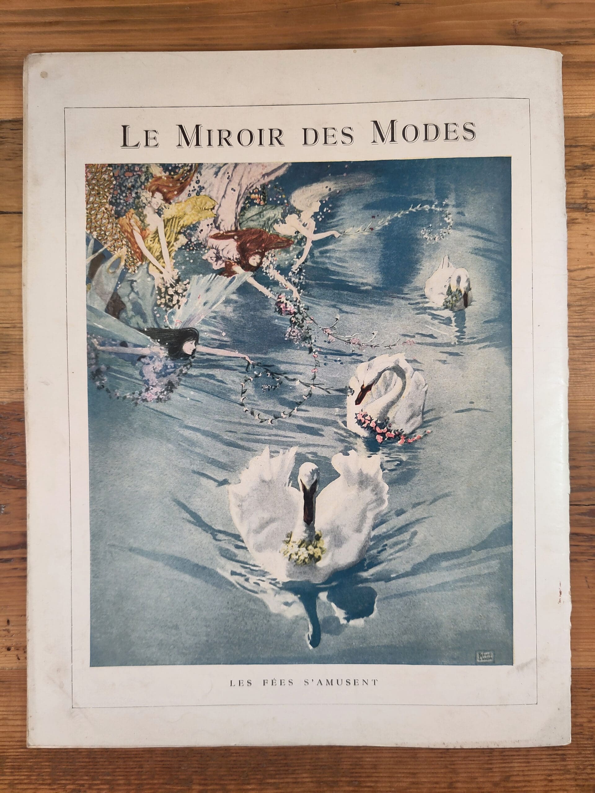 Le Miroir des Modes - October 1921, No. 4 | Vintage French Fashion Magazine with Art Deco Illustration - detail photo