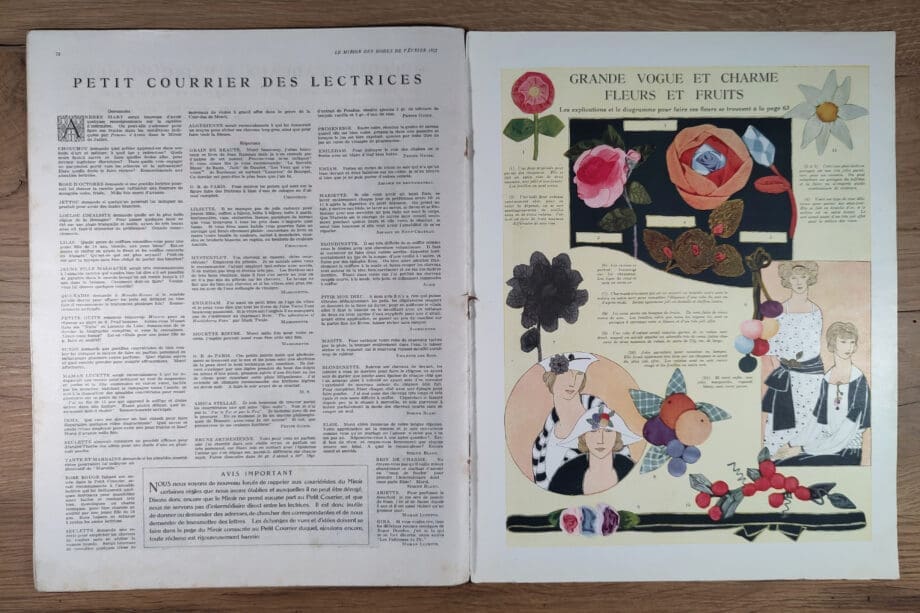 Le Miroir des Modes - February 1922, No. 2 | Art Deco Fashion magazine with Illustration by Raimon - Vergulde Kat