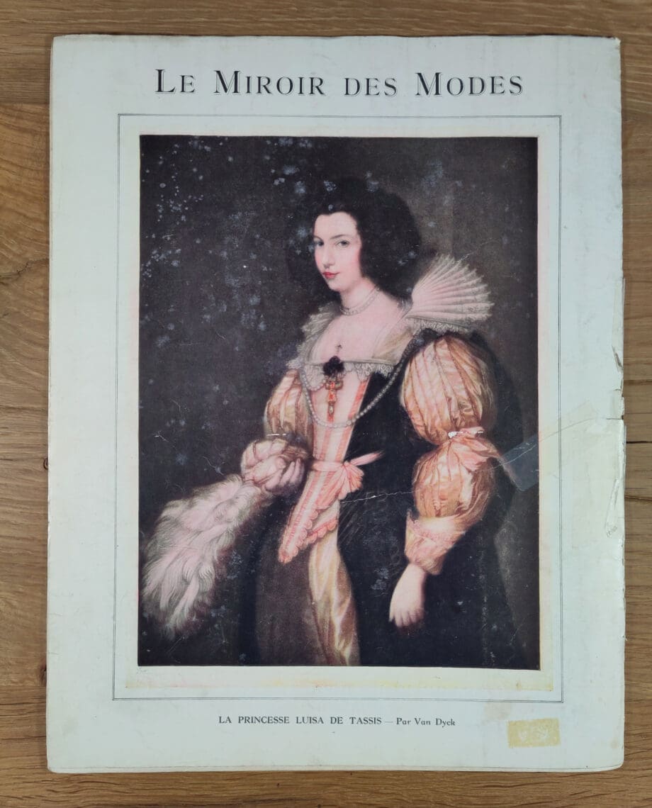 Le Miroir des Modes - March 1922, No. 3 | Vintage French Fashion Magazine with Colourful Art Deco Illustration - Vergulde Kat