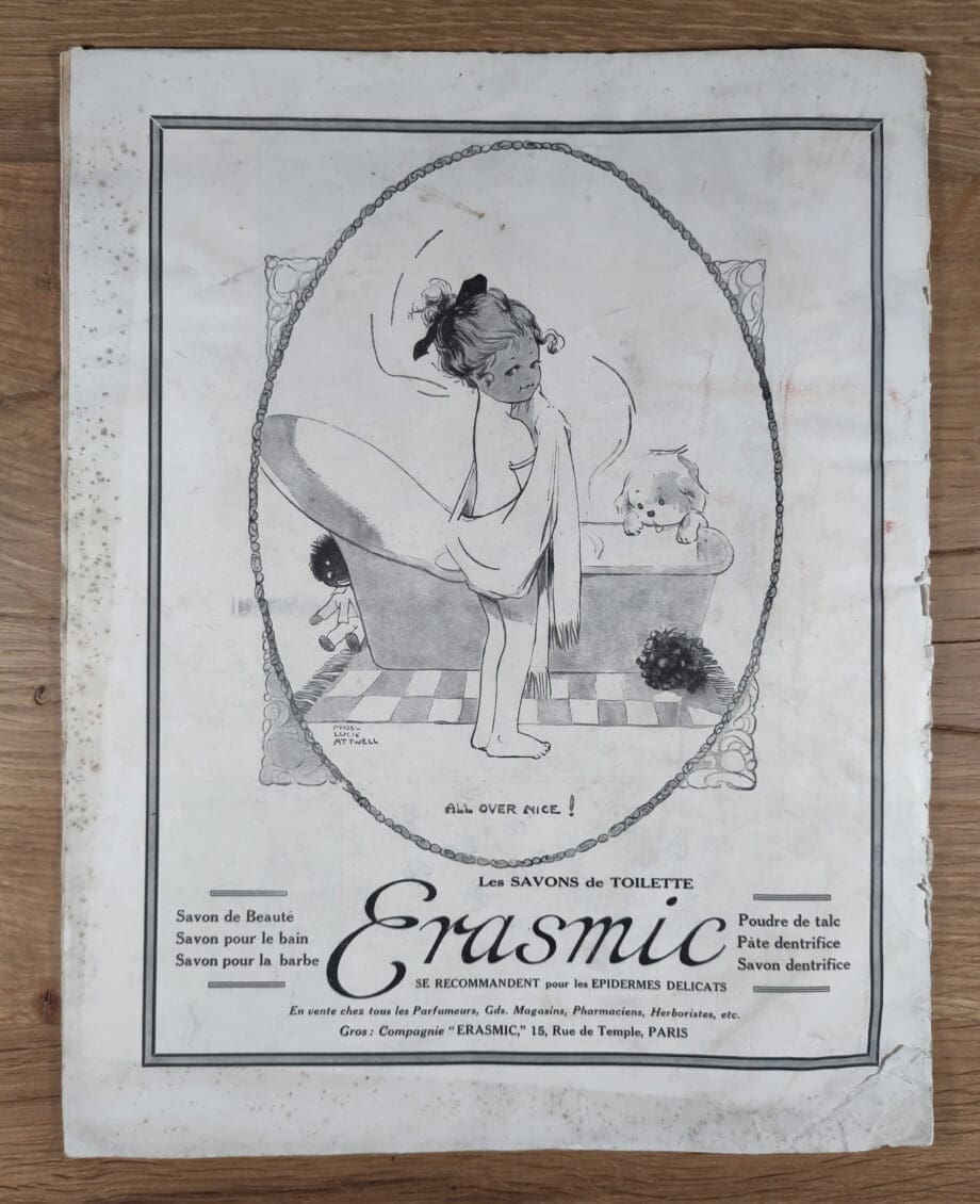 Le Miroir des Modes – Février 1921, n° 2 | Magazine de mode français vintage avec illustration romantique (Robe du Soir) – Vergulde Kat