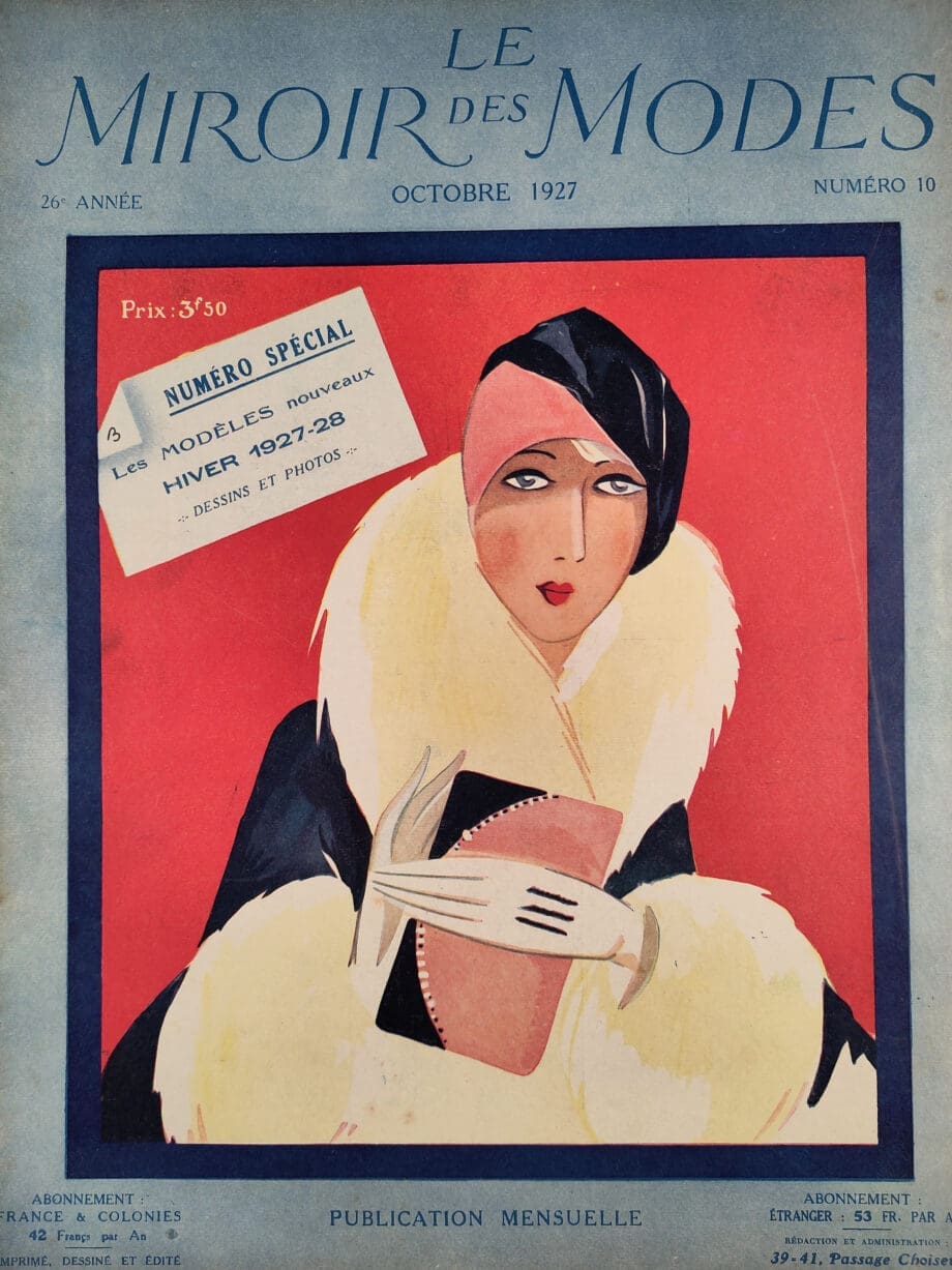Le Miroir des Modes - October 1927 | Art Deco Mode Magazine - Vergulde Kat