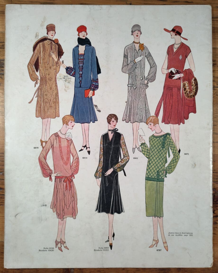 Le Miroir des Modes – Novembre 1926 | Magazine de mode Art déco – Vergulde Kat