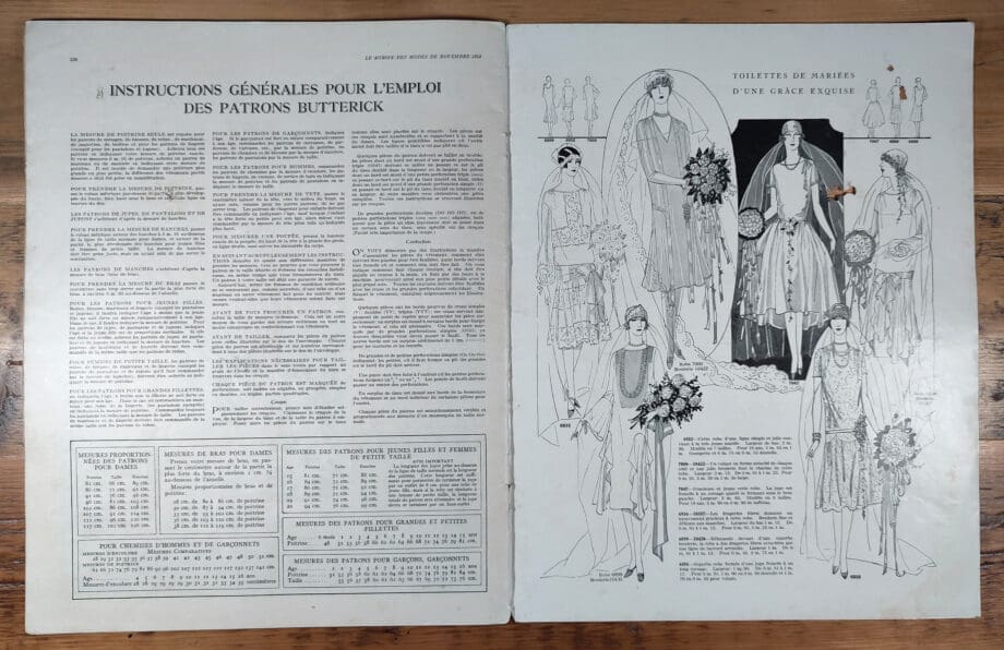 Le Miroir des Modes – Novembre 1926 | Magazine de mode Art déco – Vergulde Kat