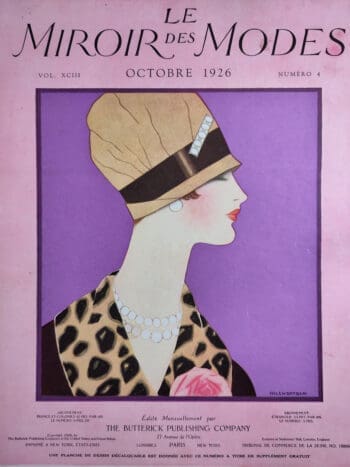 Le Miroir des Modes - October 1926 | Stylish Art Deco Fashion magazine from France - detail photo