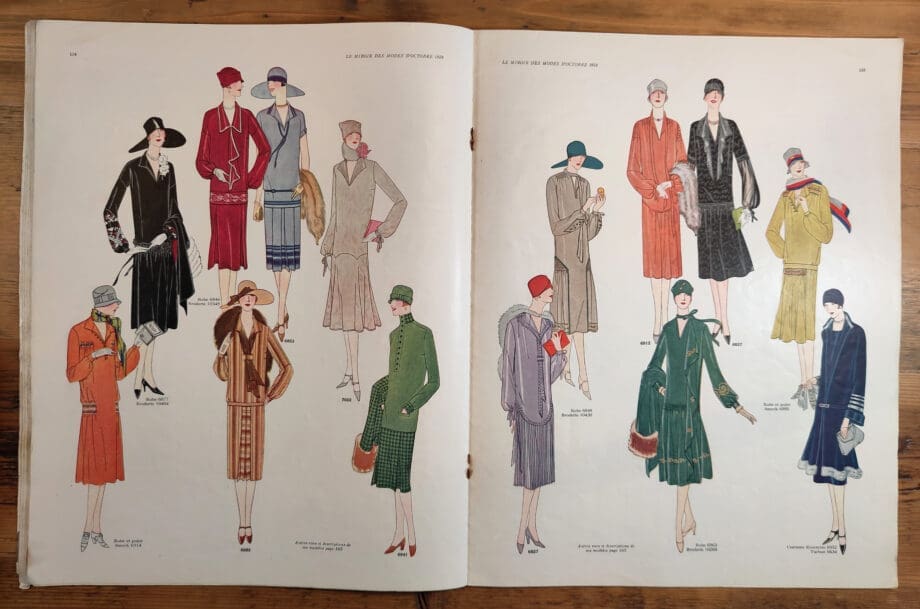 Le Miroir des Modes - October 1926 | Stylish Art Deco Fashion magazine from France - Vergulde Kat