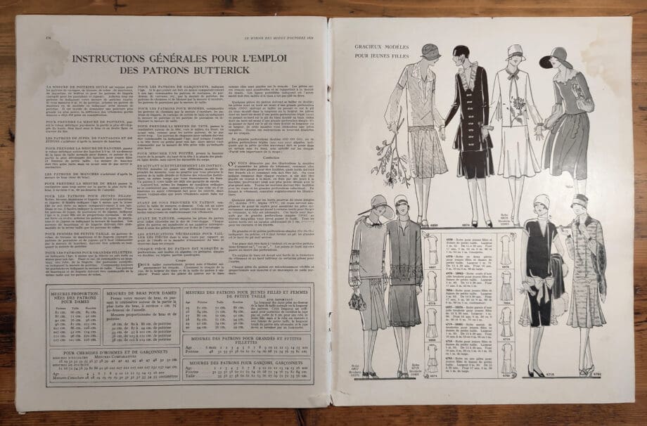 Le Miroir des Modes - October 1926 | Stylish Art Deco Fashion magazine from France - Vergulde Kat