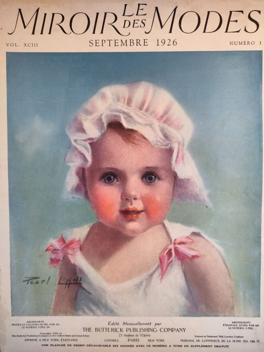 Le Miroir des Modes – September 1926 | Vintage Franse Mode Illustratie van Pearl L. Hill – Vergulde Kat