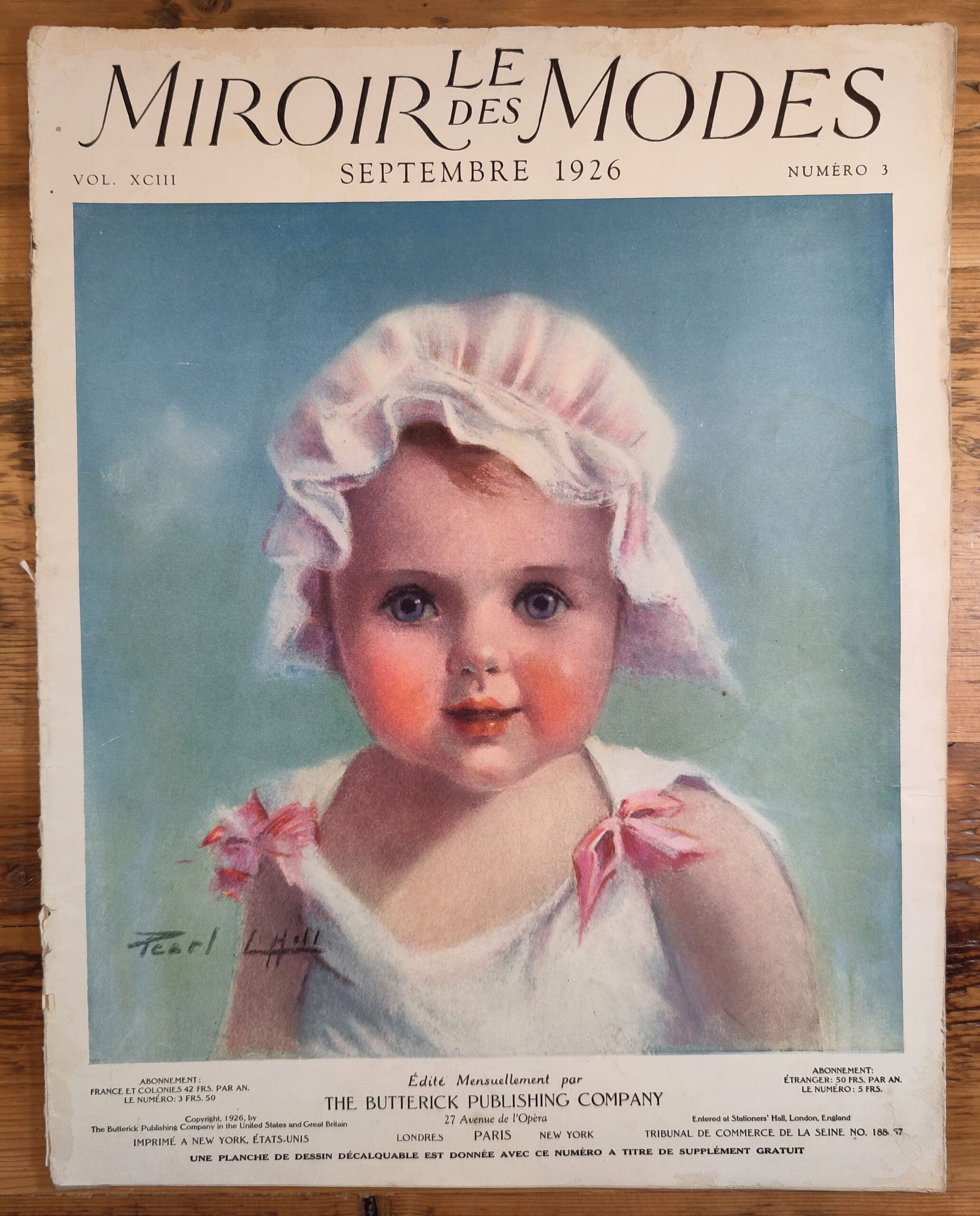 Le Miroir des Modes – September 1926 | Vintage Franse Mode Illustratie van Pearl L. Hill – detailfoto