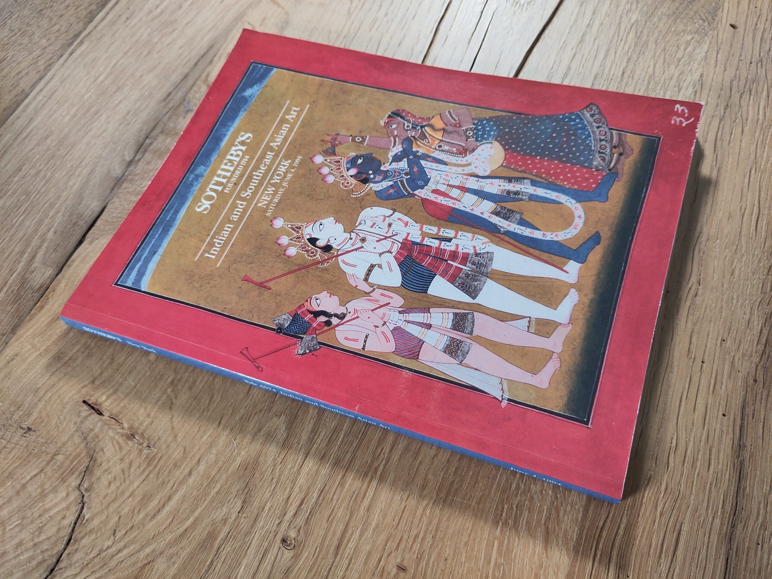Sotheby’s catalogus – Indian and Southeast Asian Art – New York 4 juni 1994 – detailfoto
