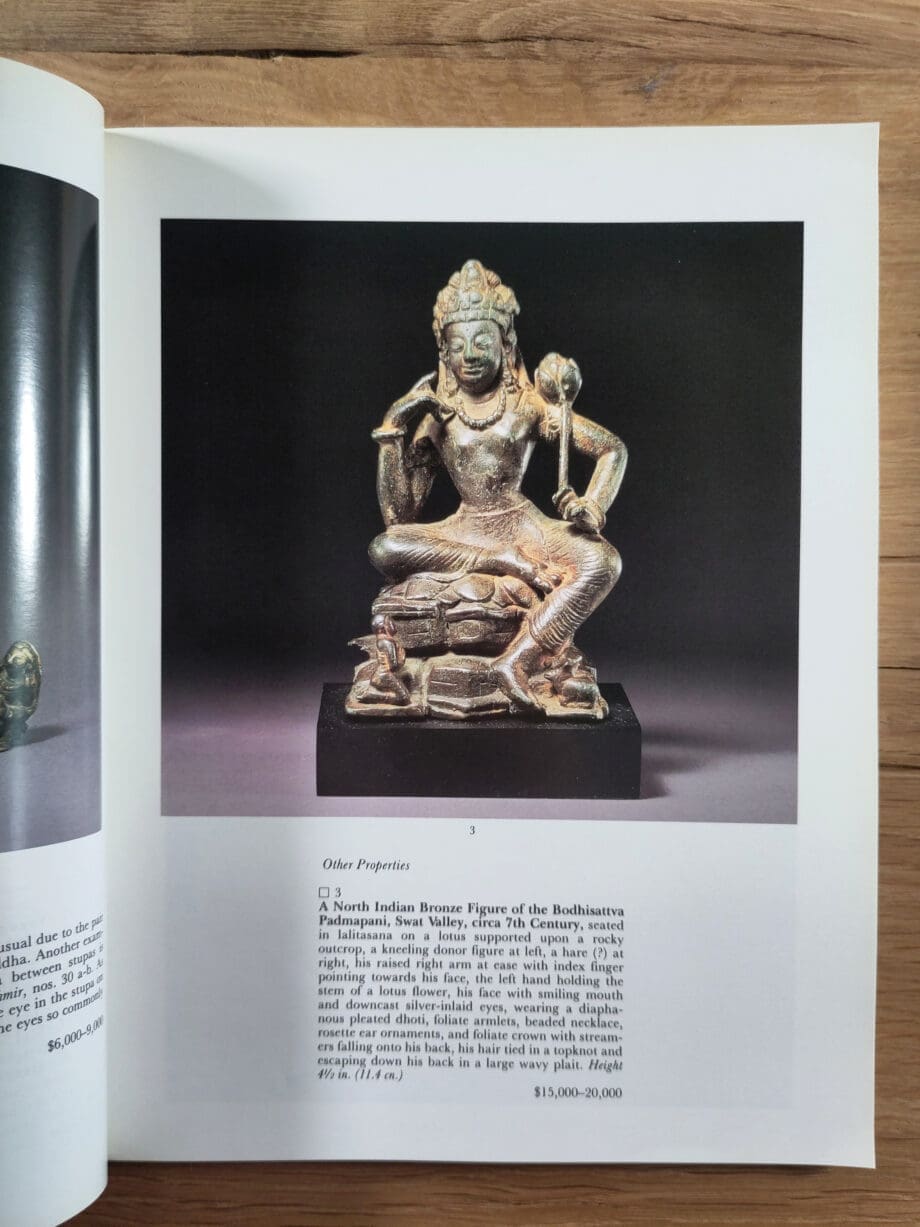 Sotheby’s catalogus – Indian and Southeast Asian Art – New York 4 juni 1994 – Vergulde Kat